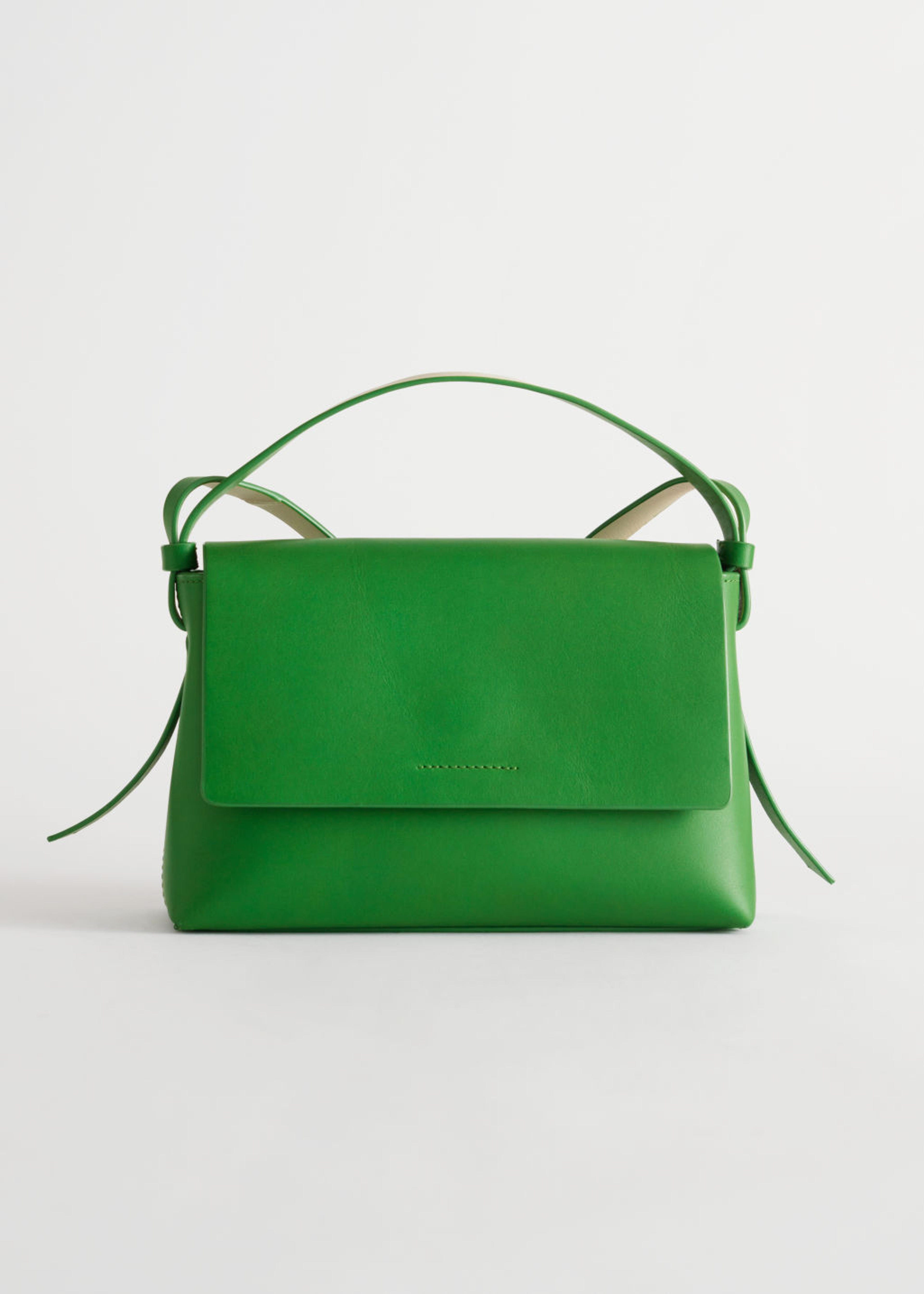 Leather Crossbody Bag - Bright Green - Shoulderbags - & Other Stories US