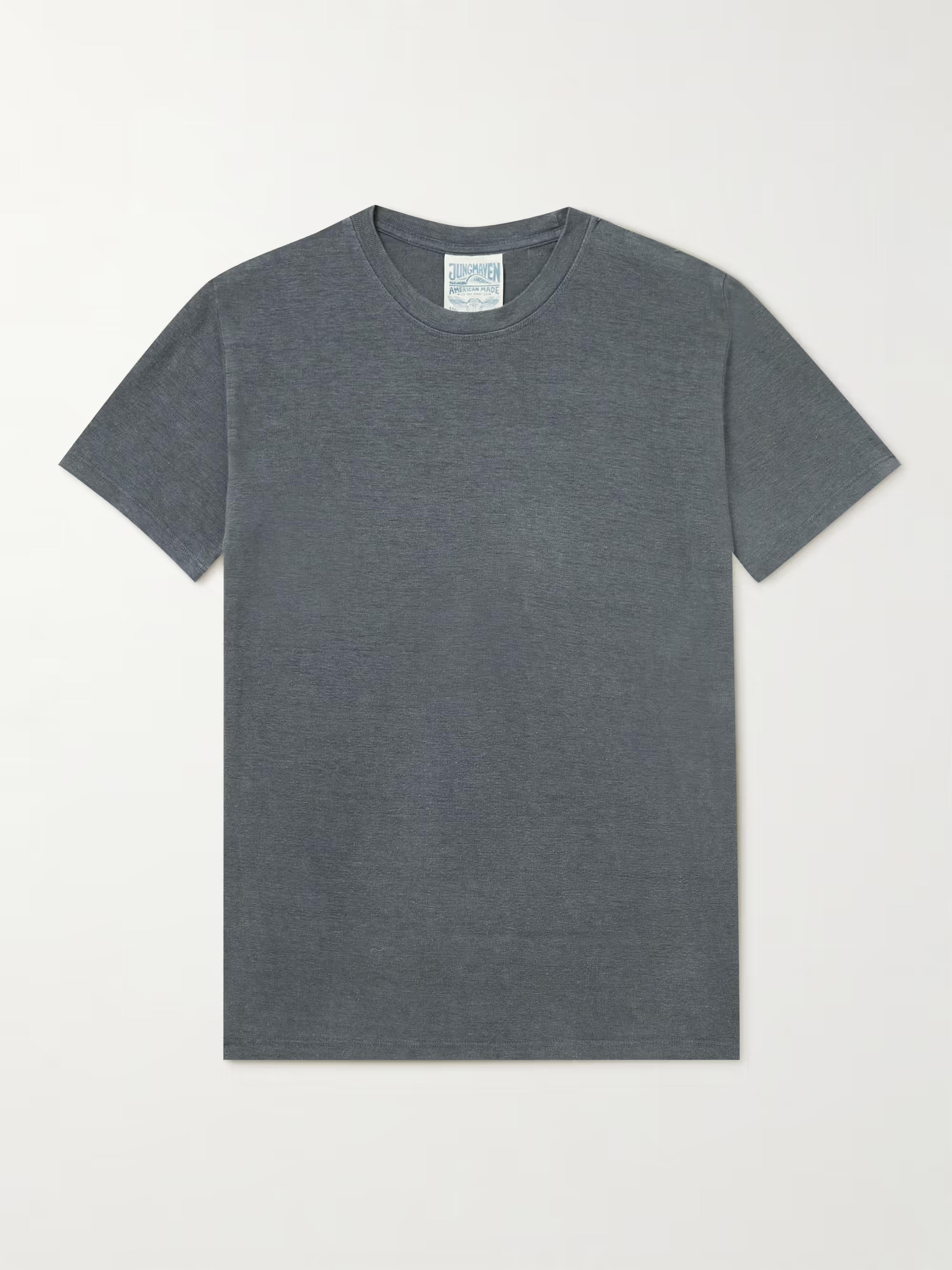 Gray Garment-Dyed Hemp-Jersey T-Shirt | JUNGMAVEN | MR PORTER