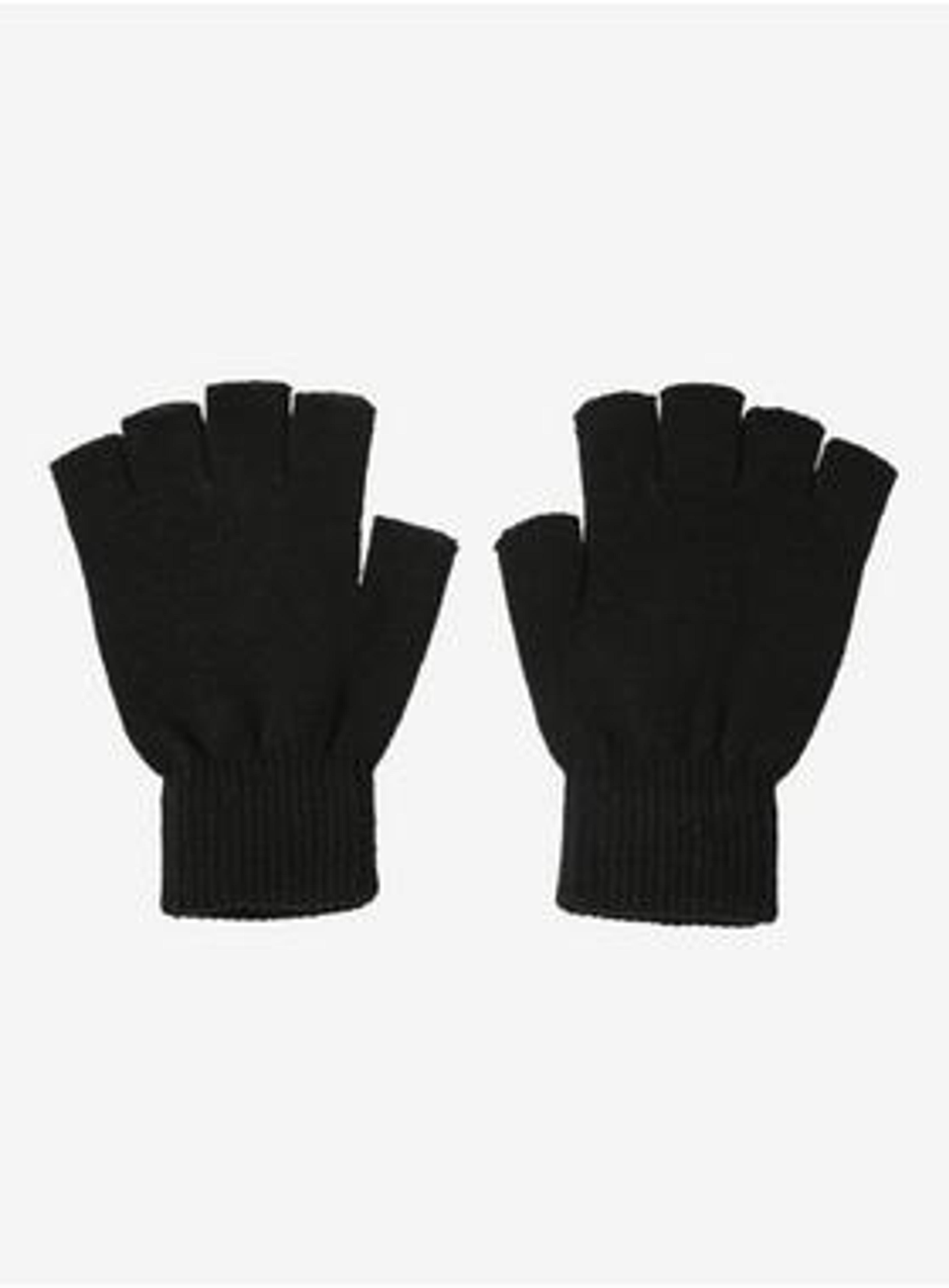 Black Fingerless Gloves