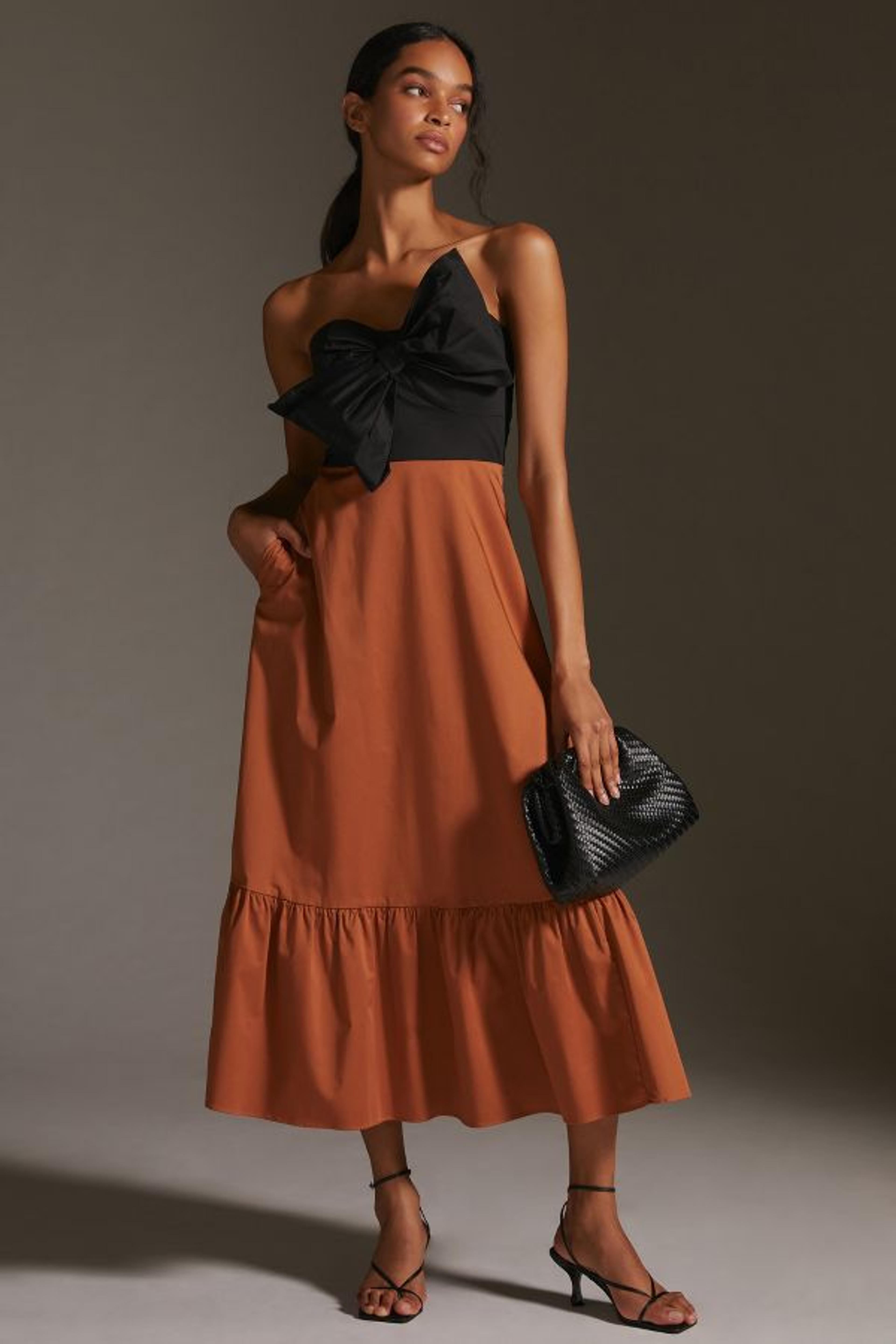 Bow-Tie Maxi Dress