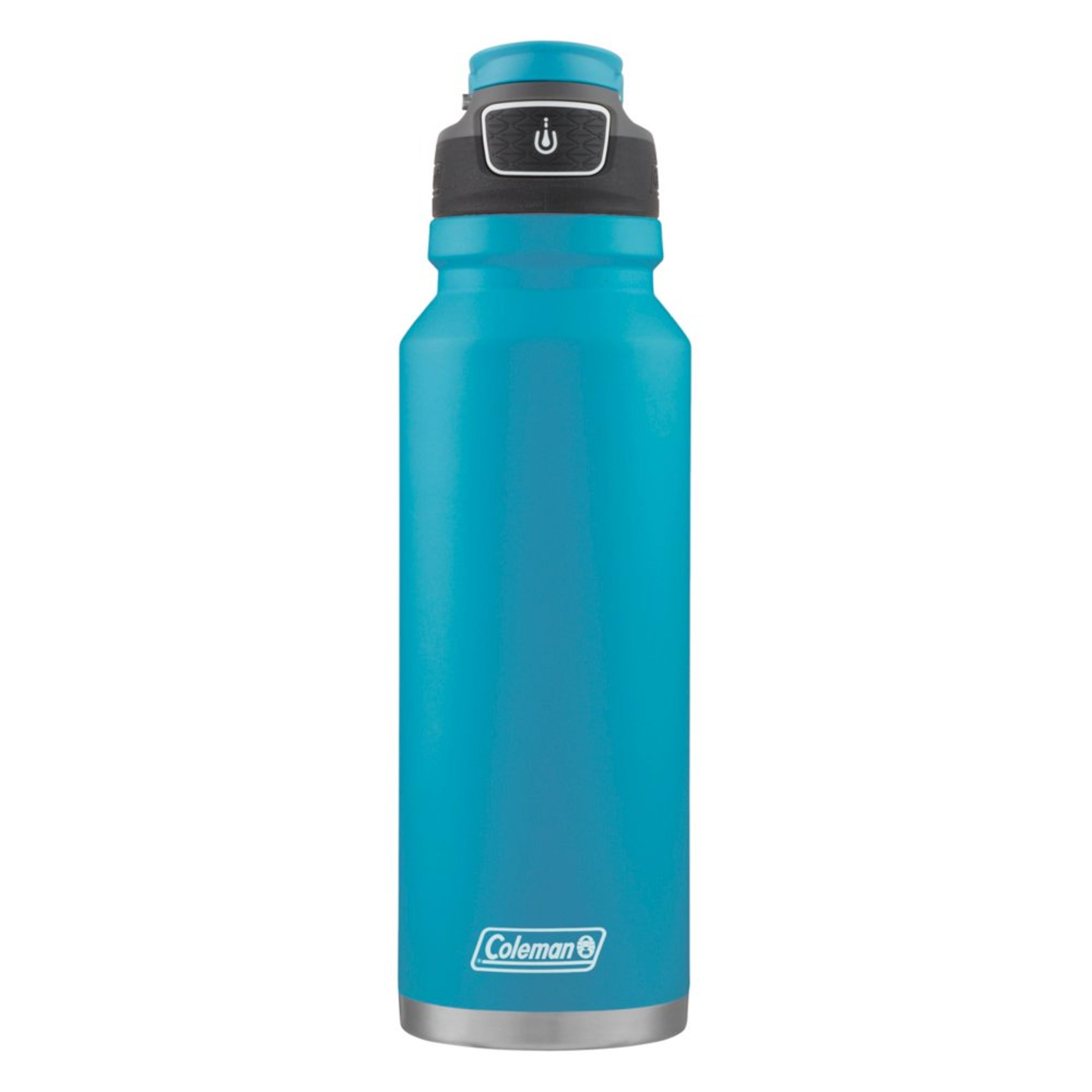 FreeFlow AUTOSEAL® 40 oz Stainless Steel Water Bottle, Caribbean Sea | Coleman