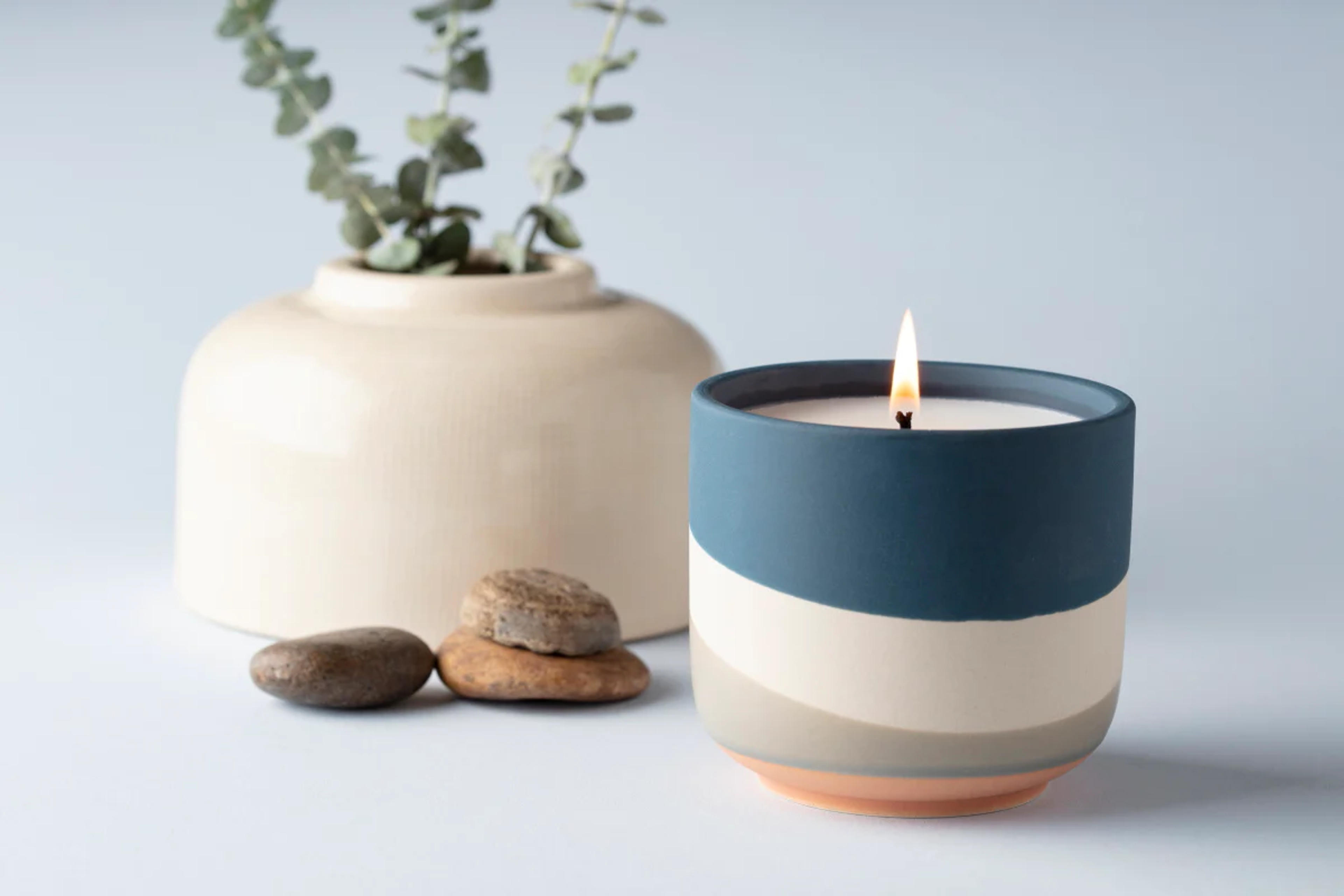 Vaasa Candle - Marine Blue