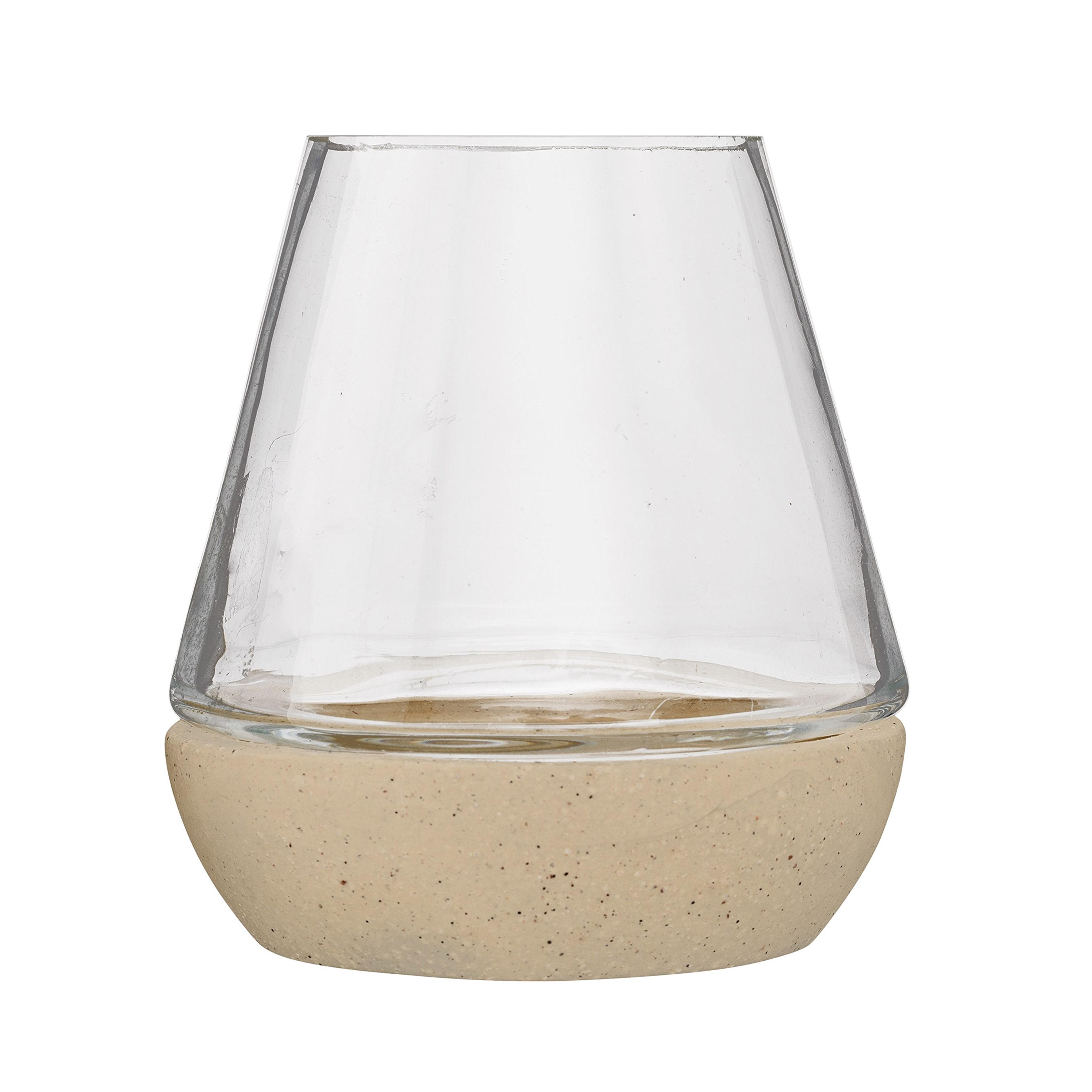 Bloomingville Glass Lantern with Sand Base, Small