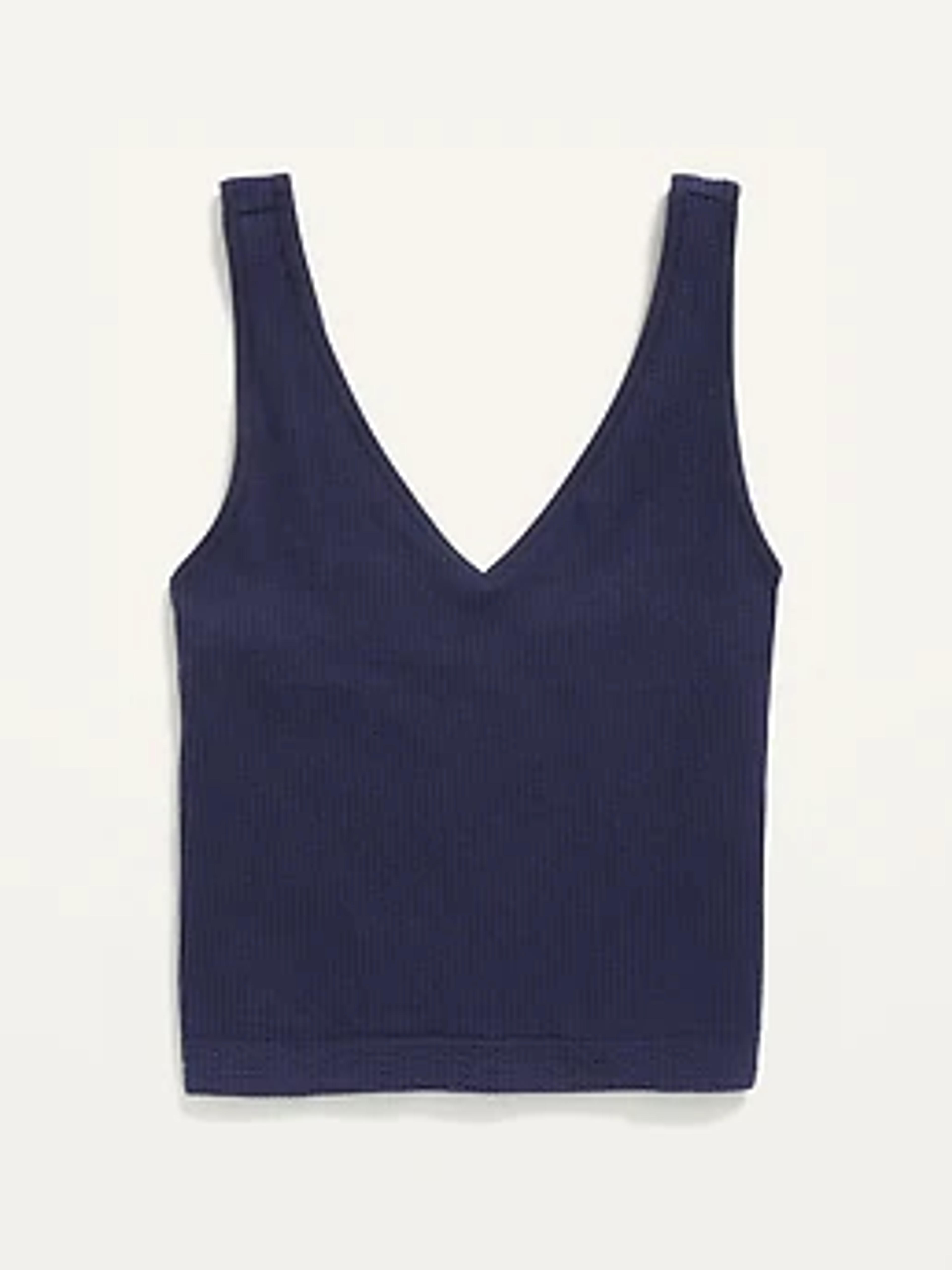 Seamless Rib-Knit Tank Top for Women