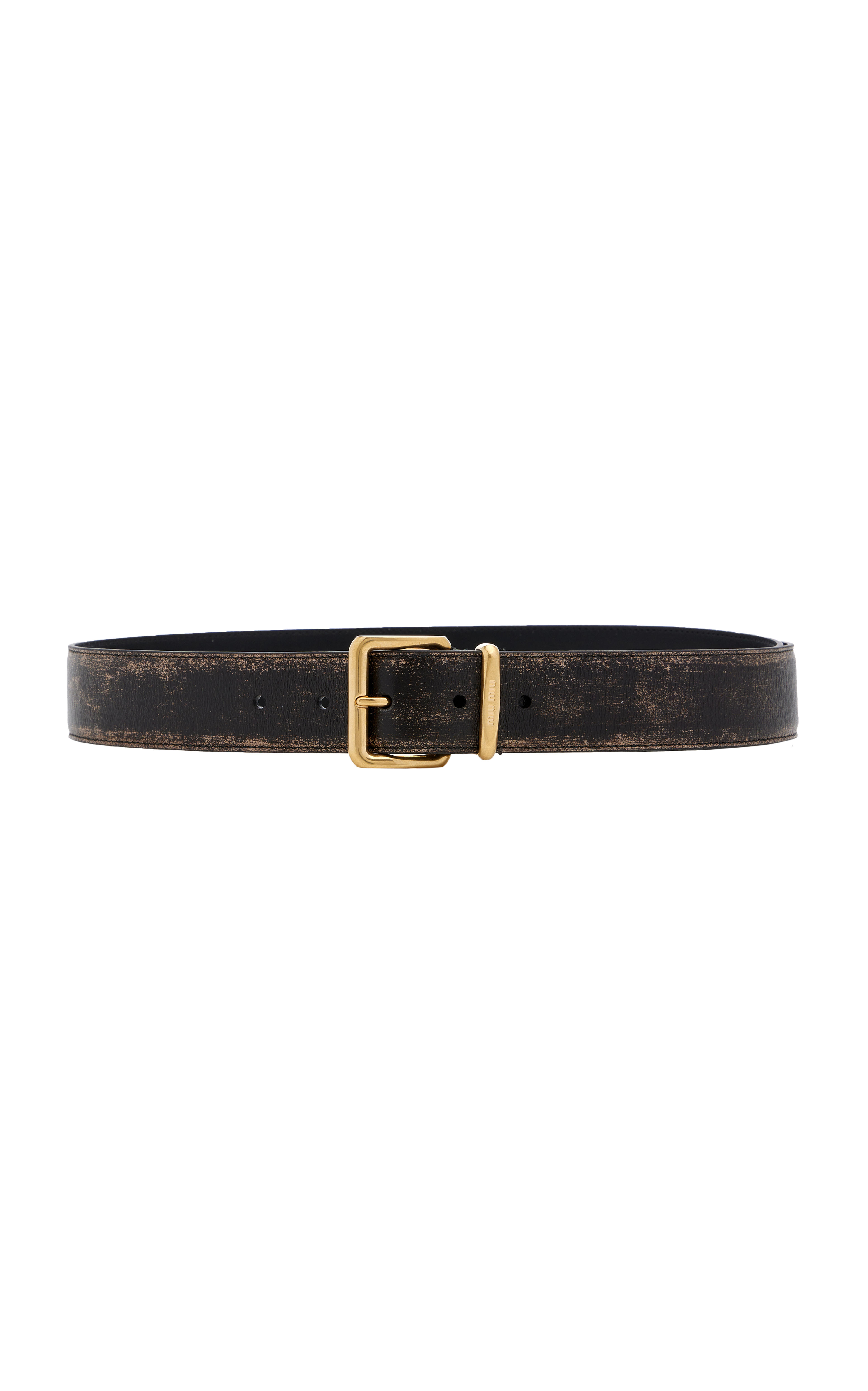 Leather Belt By Miu Miu | Moda Operandi