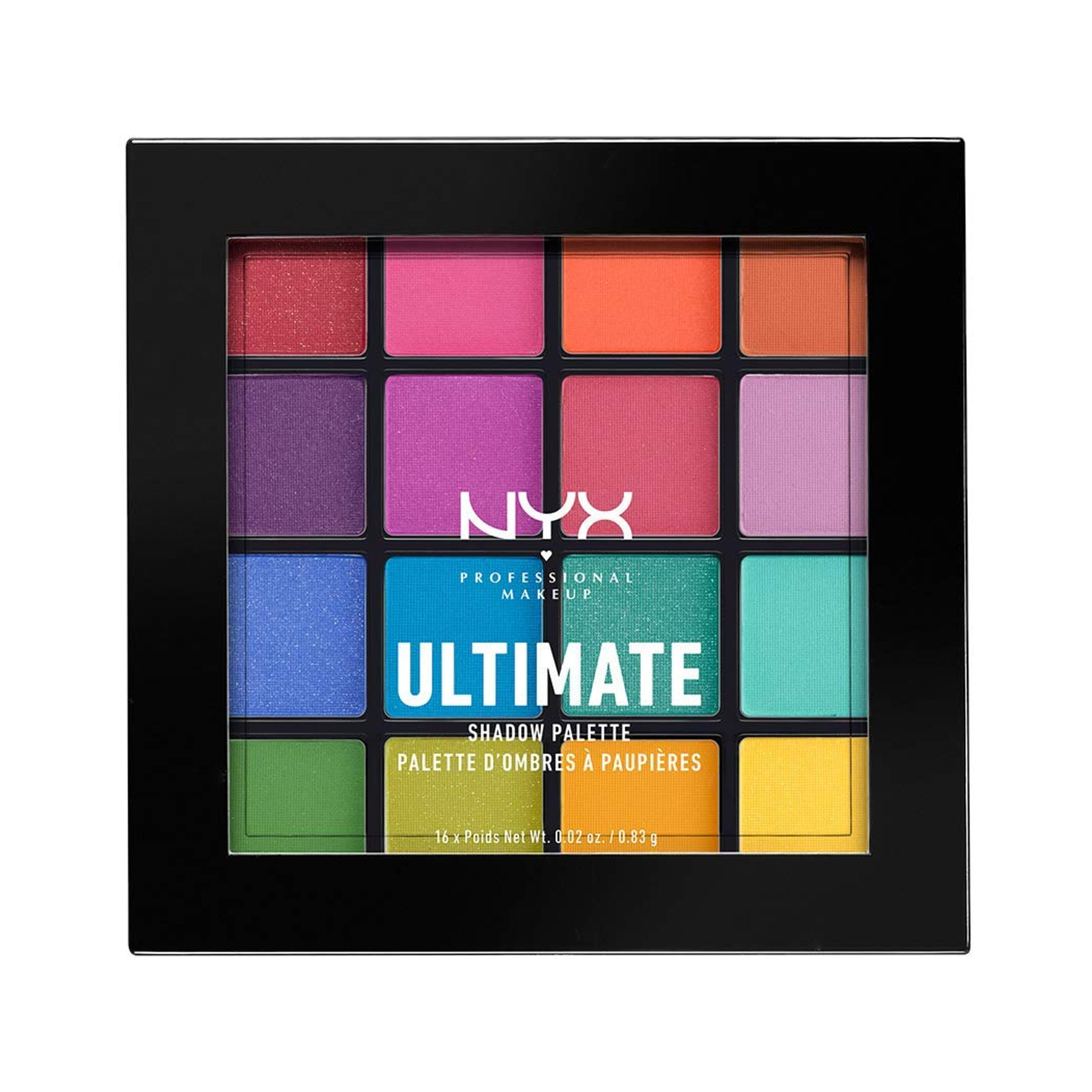 Amazon.com : NYX PROFESSIONAL MAKEUP Ultimate Shadow Palette, Eyeshadow Palette - Brights : Beauty & Personal Care