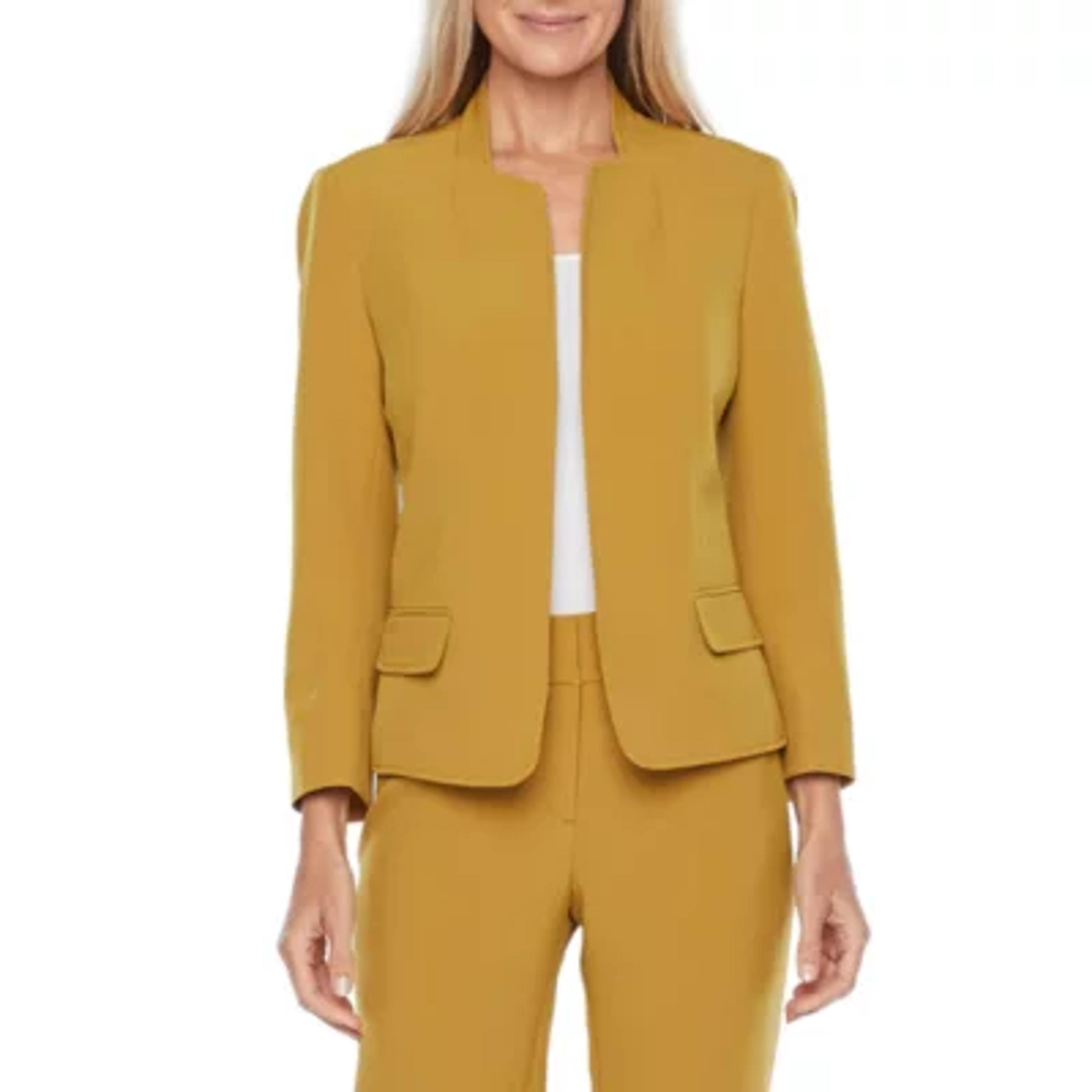 Black Label by Evan-Picone Suit Jacket, Color: Marigold - JCPenney