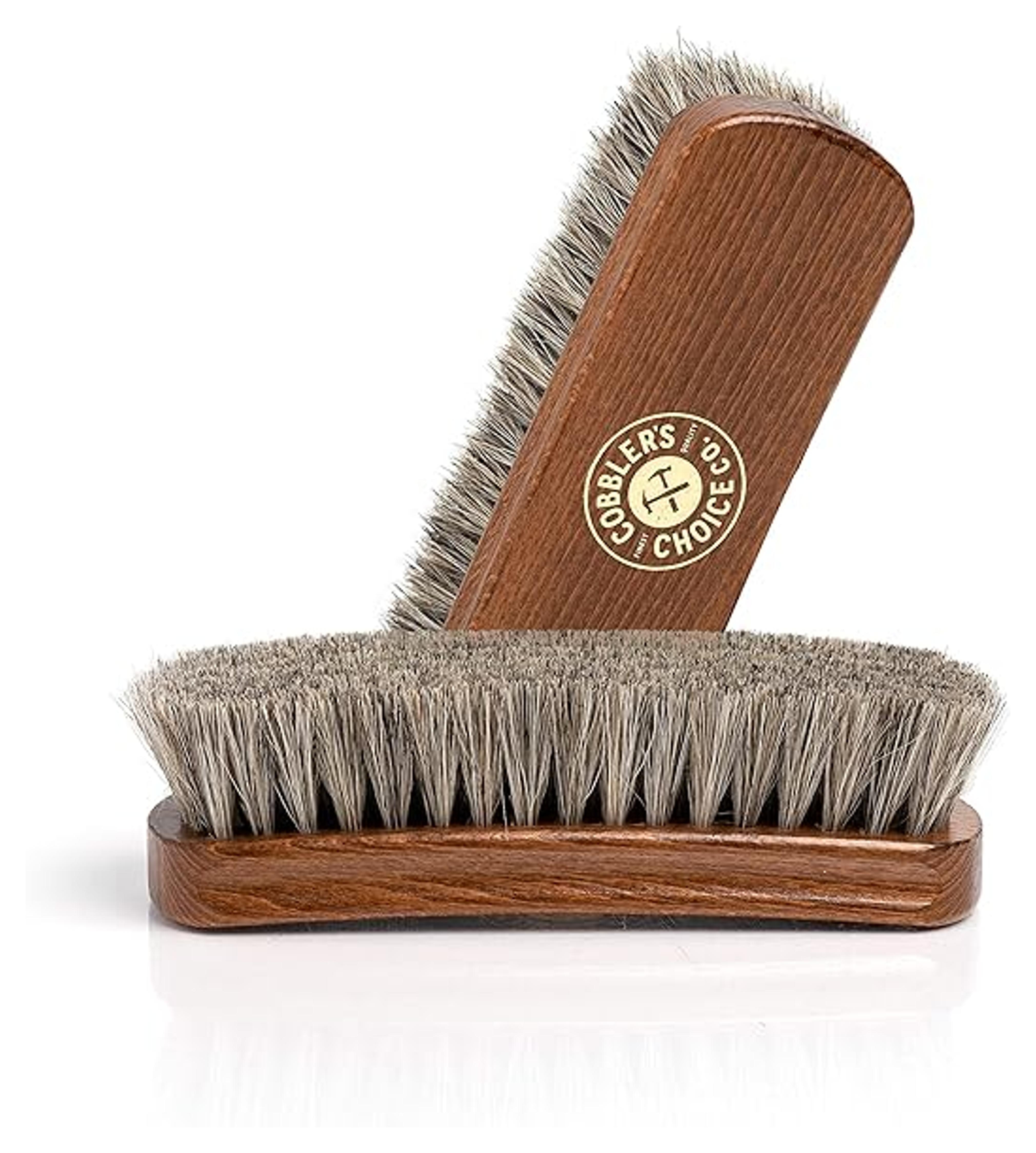 Amazon.com: Shoe Brush - 100% Horsehair Shoe Brush - Concaved Handle for Premium Grip, Brown : Clothing, Shoes & Jewelry