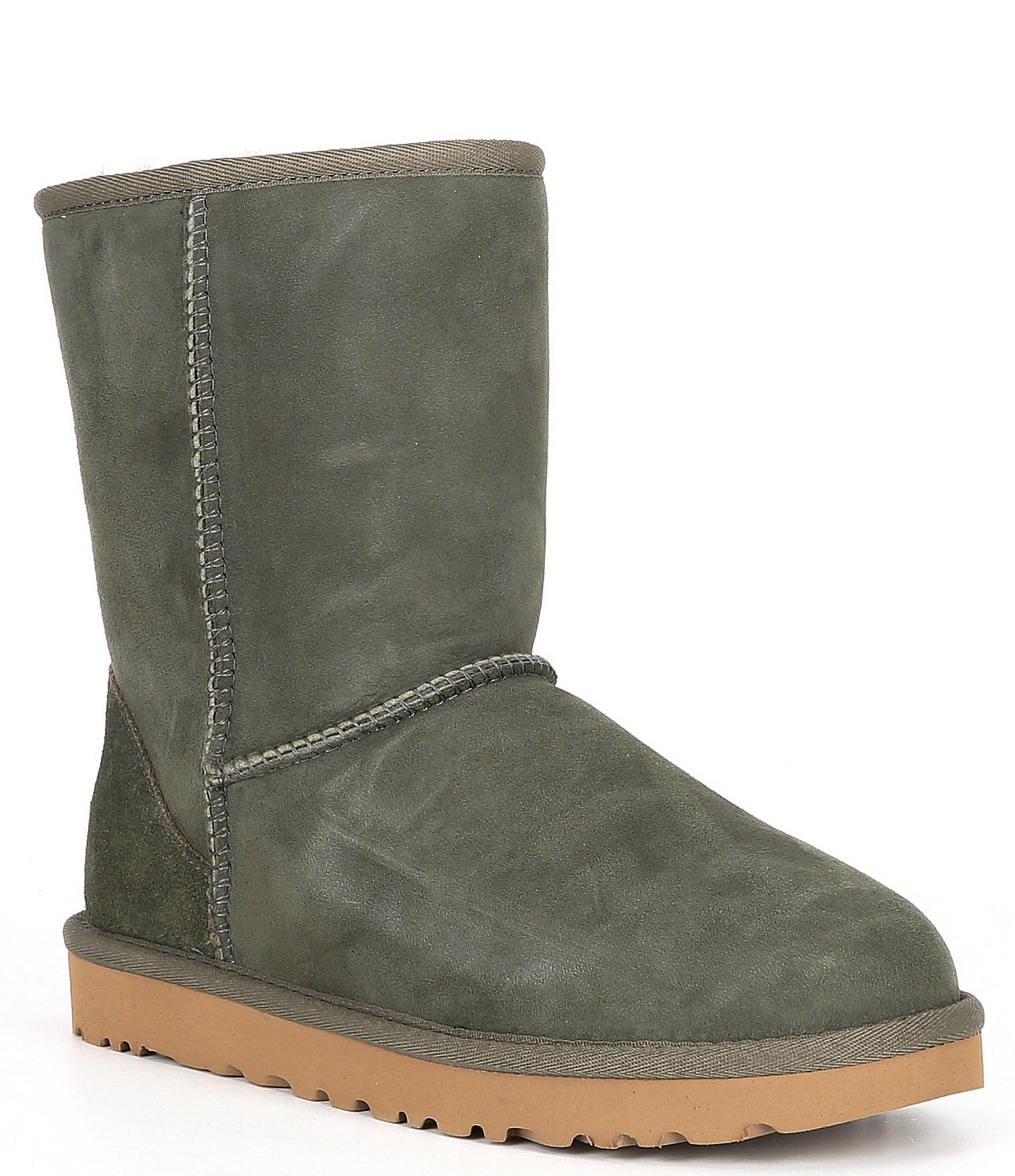 UGG® Classic Short II Suede Water-Repellent Boots | Dillard's