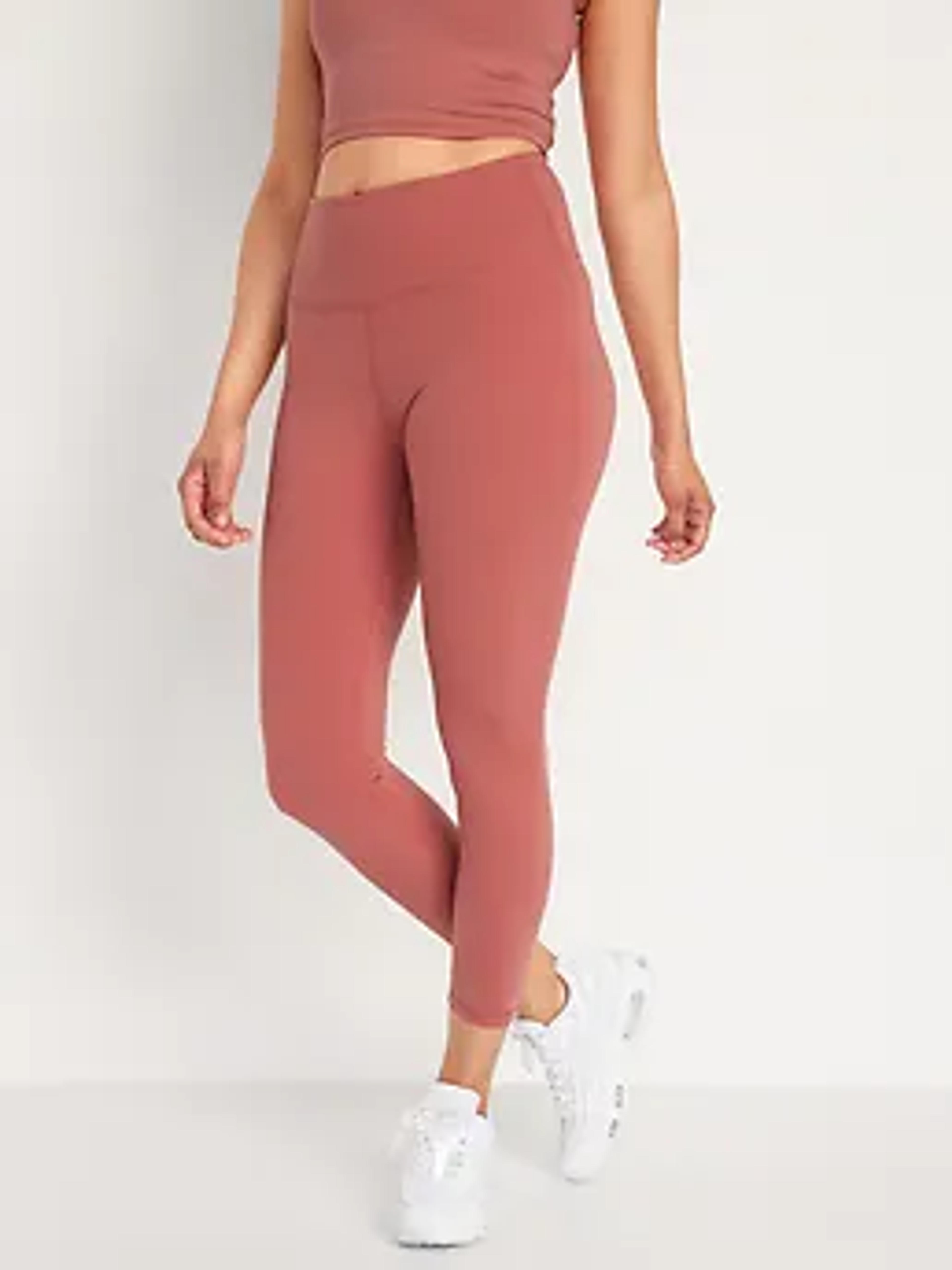 High-Waisted PowerPress 7/8-Length Leggings For Women