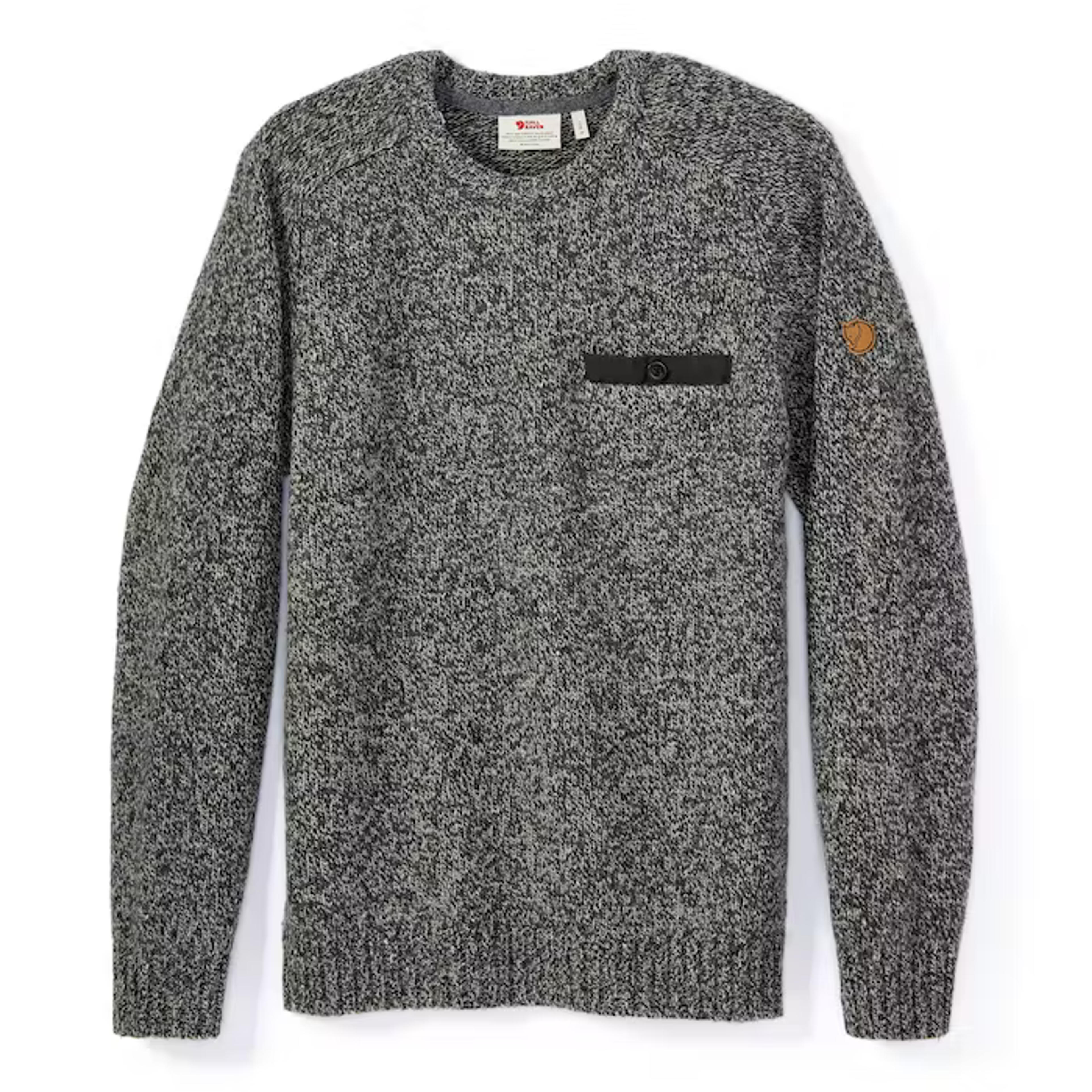 Fjällräven Lada Round-neck Sweater - Grey | Crew Neck Sweaters | Huckberry