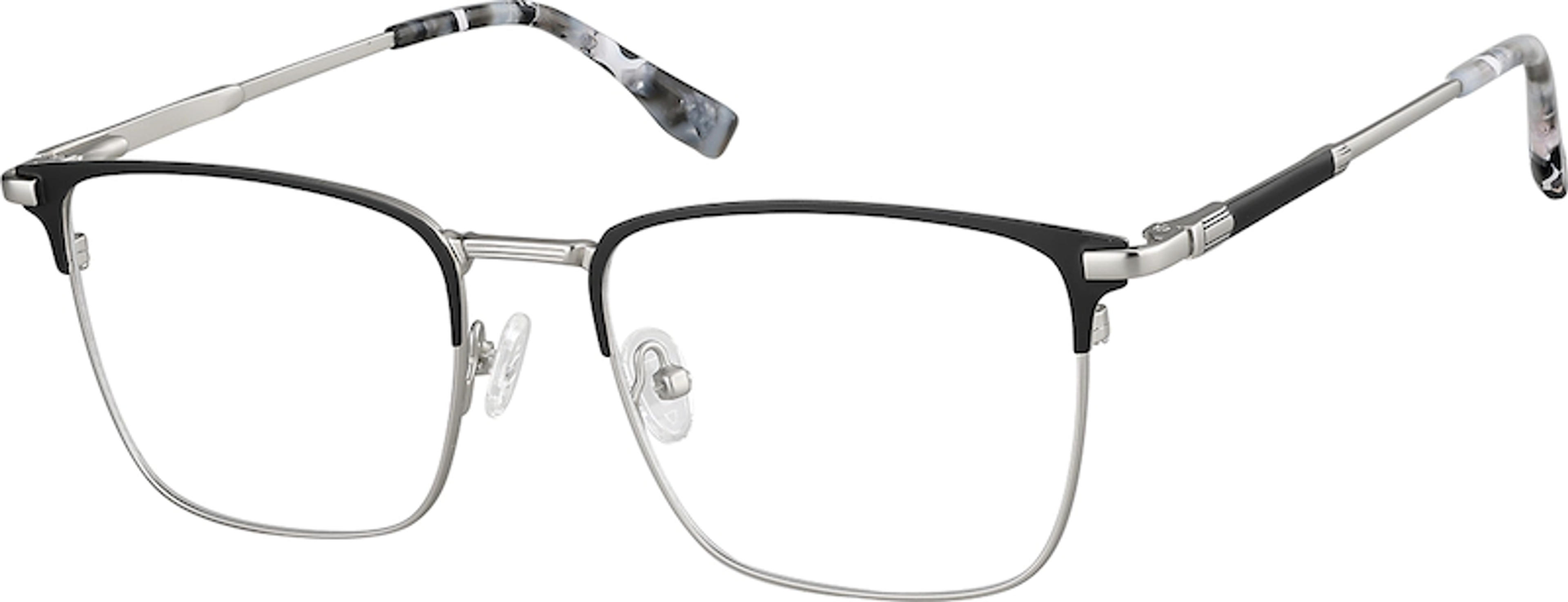 Silver Browline Glasses #3233811