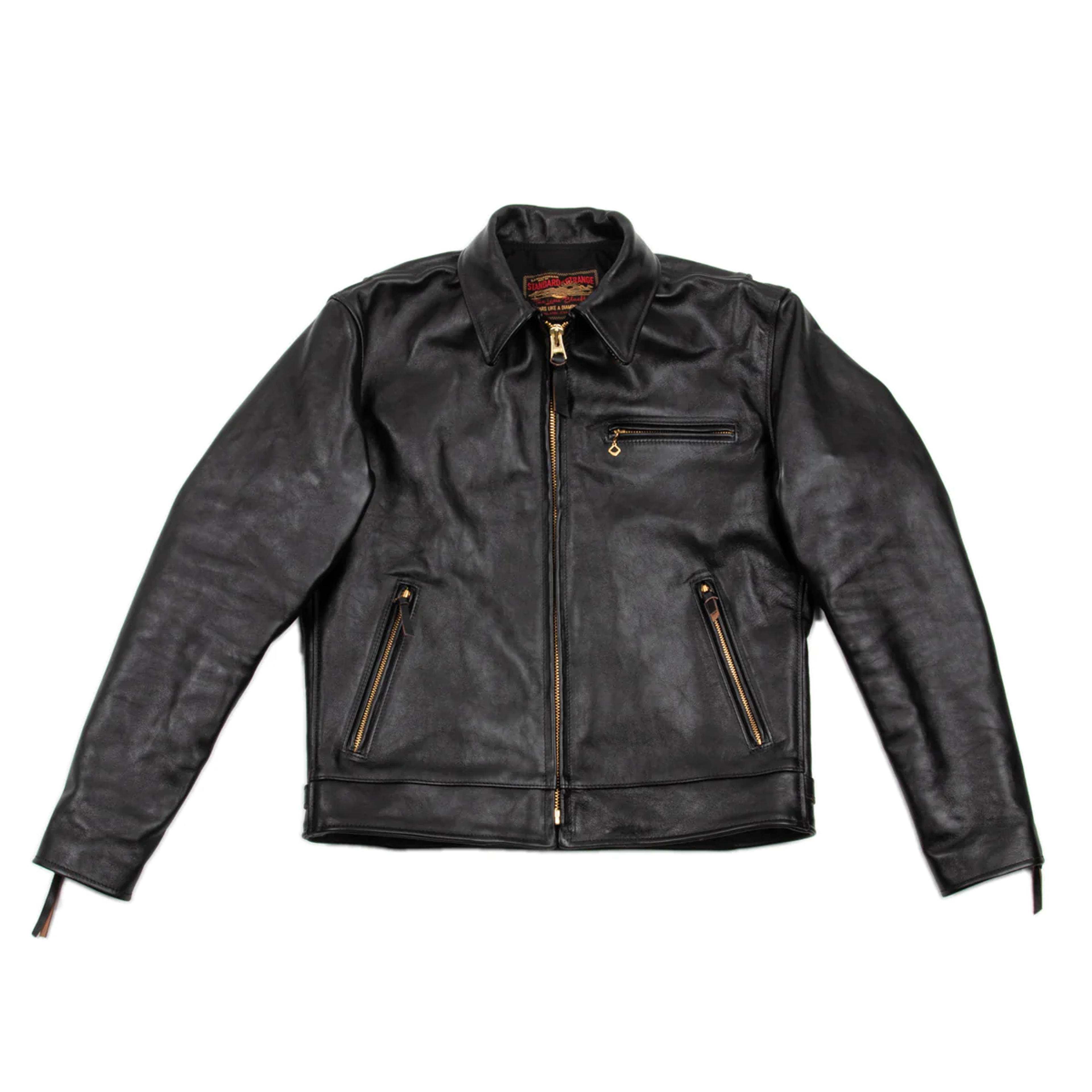 S&S x Simmons Bilt Two Lane Blacktop II Horsehide Leather Jacket