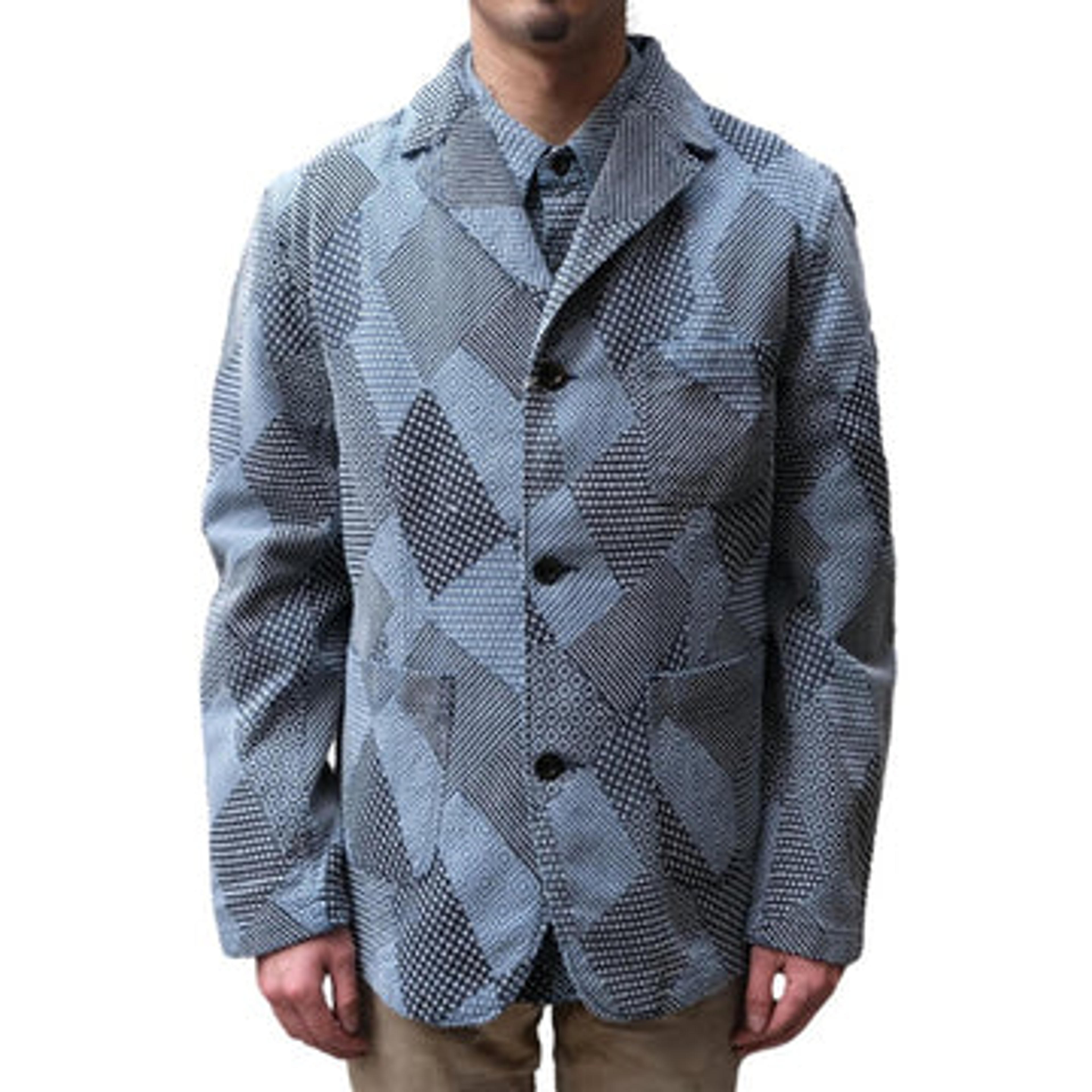 [Pre-Order] Studio D'Artisan "Tsugihagi Sashiko" Tailored Jacket - Okayama Denim