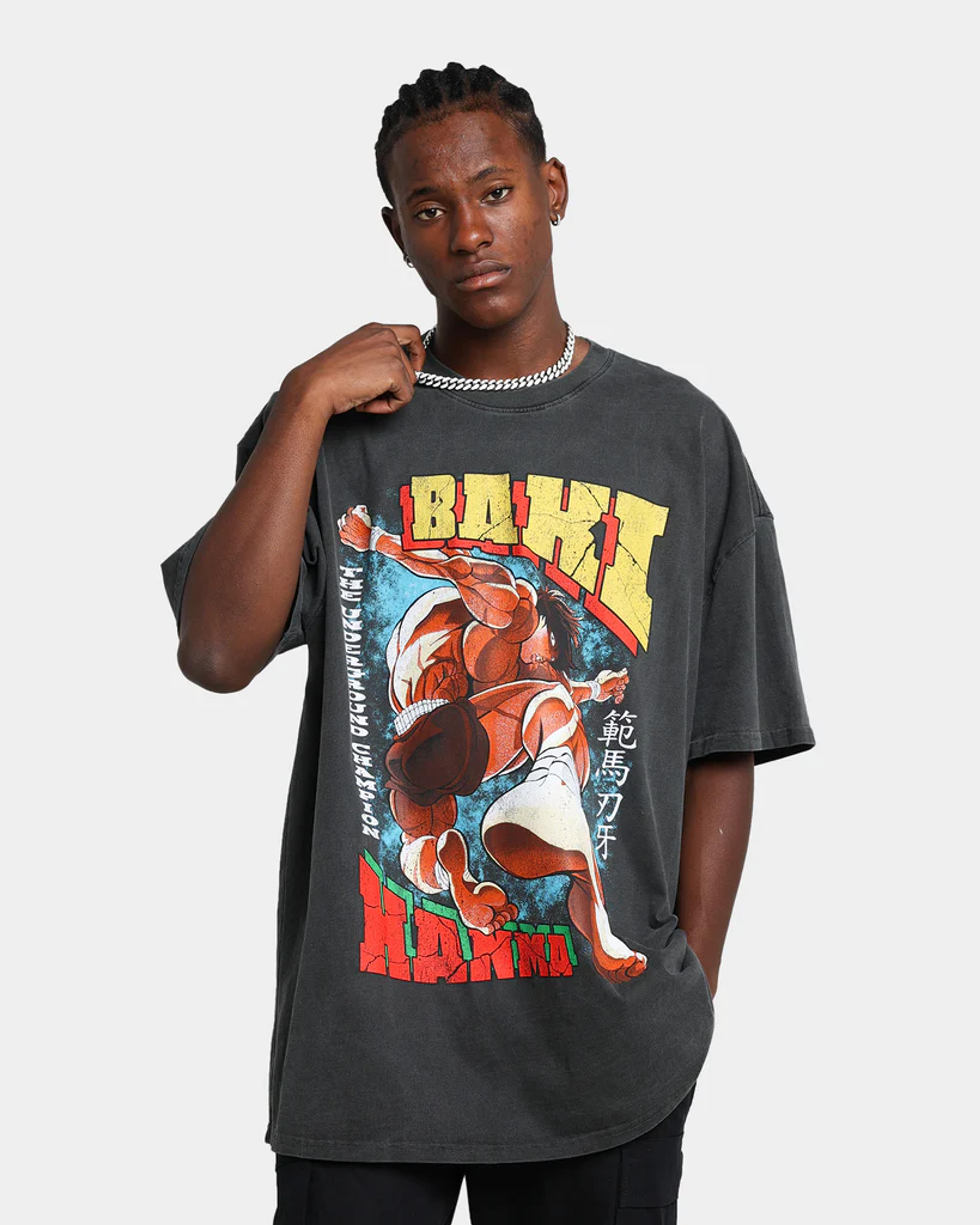 Goat Crew X Baki Hanma Baki Hanma Vintage Ultra Premium T-Shirt Black | Culture Kings US