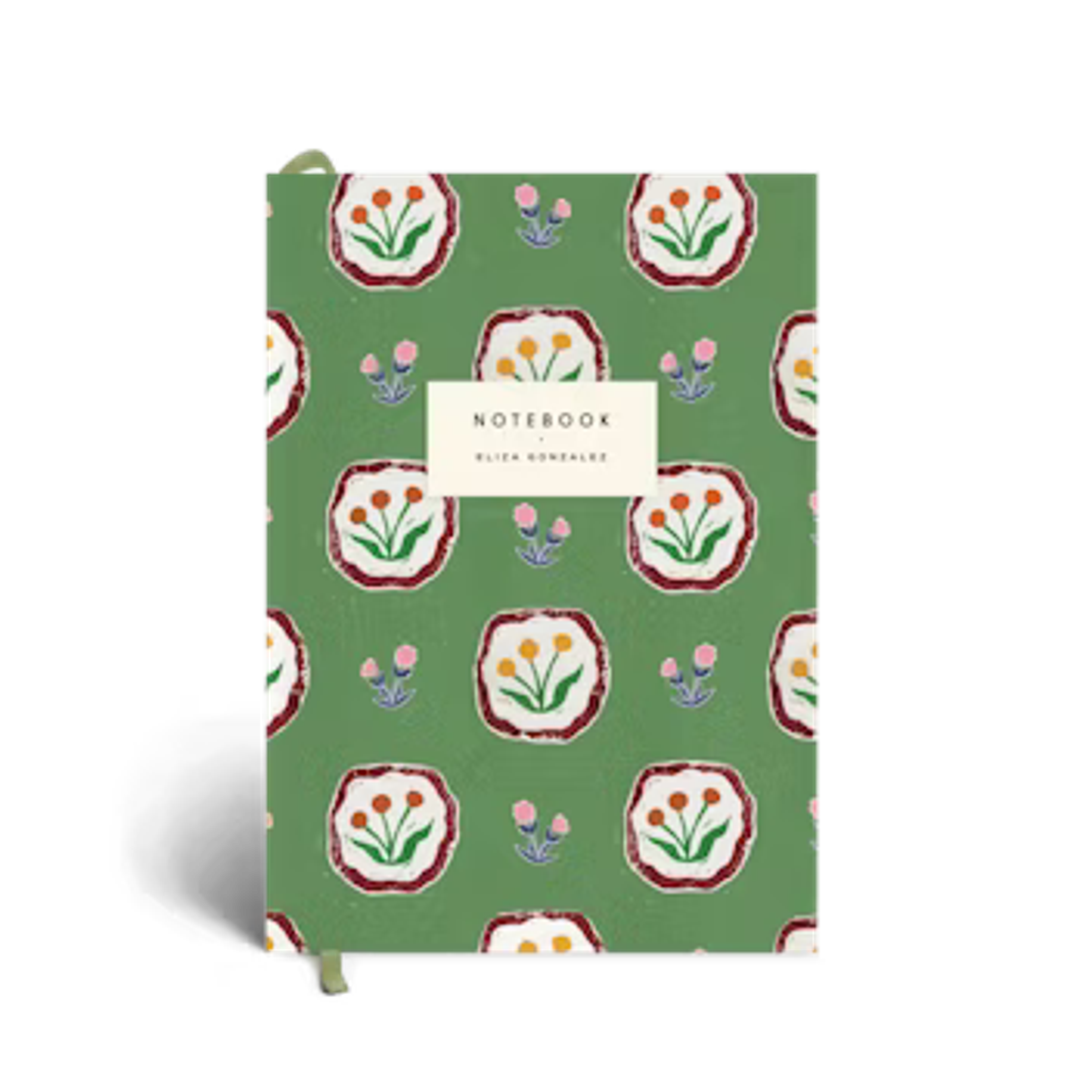 Flowerbed | Hardcover Notebook | Papier US