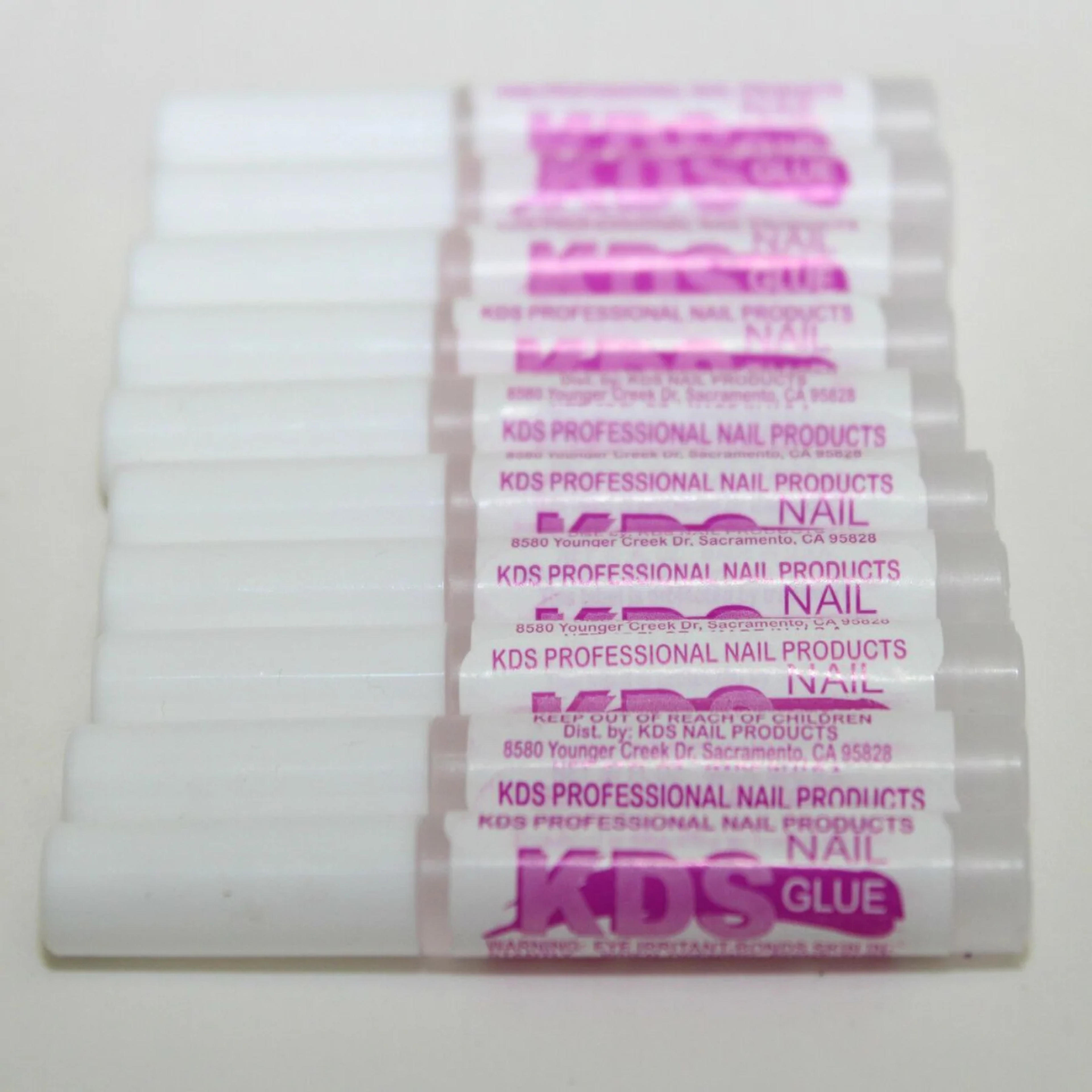 KDS Nail Glue - Best Nail Glue For Tips - 10 Sticks