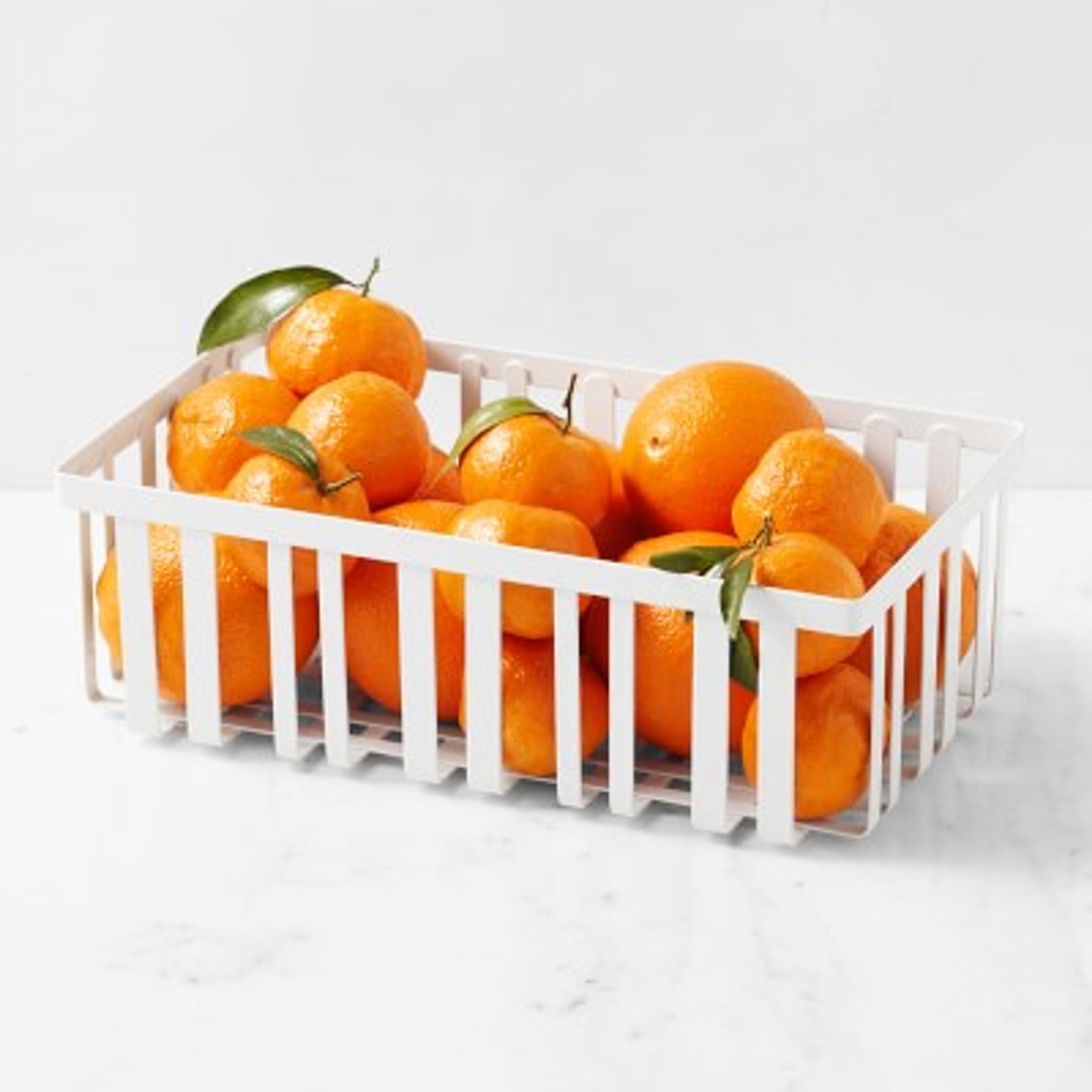 Hold Everything Metal Powder Coat Basket | Williams Sonoma