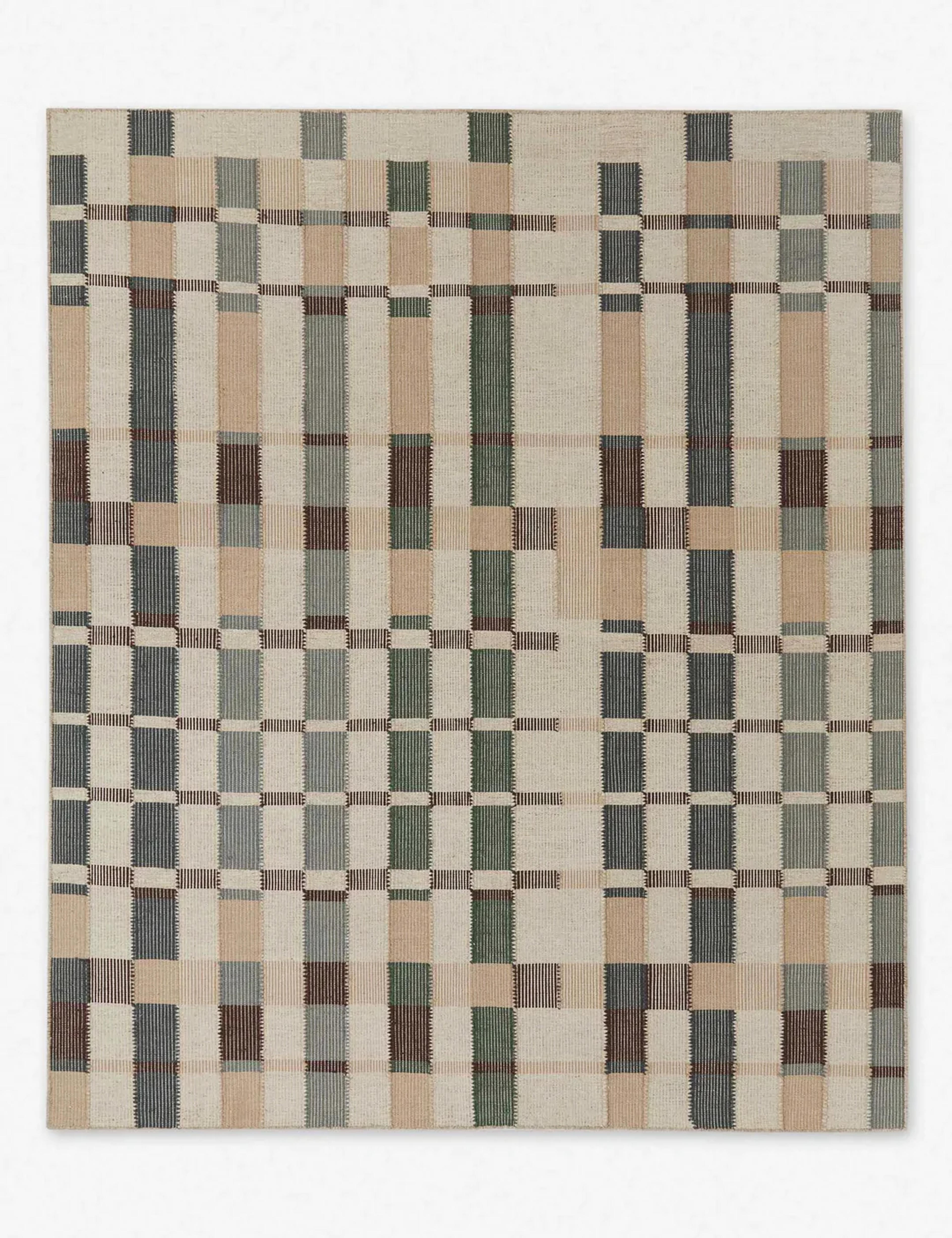 Marli Geometric + Striped Area Rug