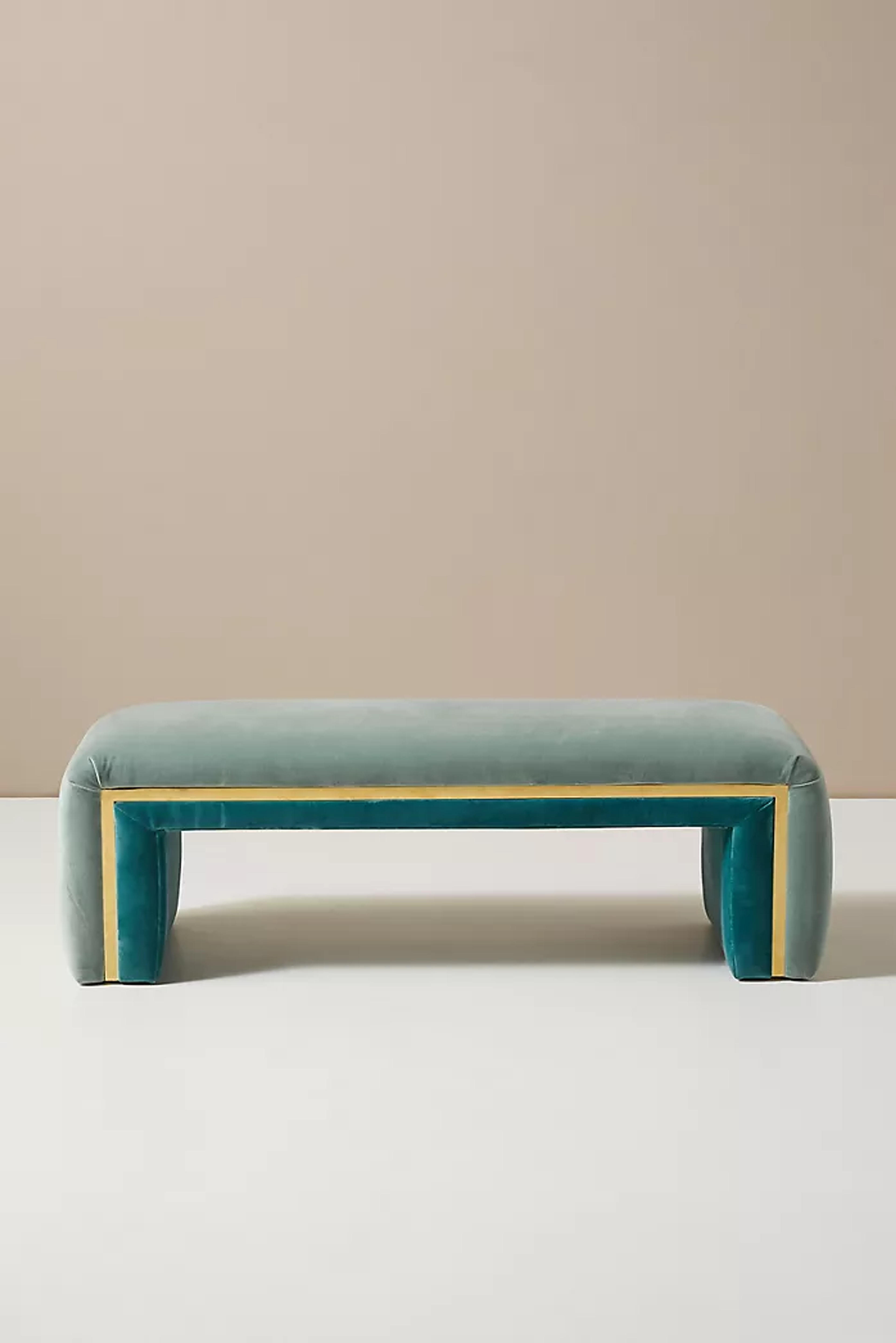 Velvet Ida Bench | Anthropologie