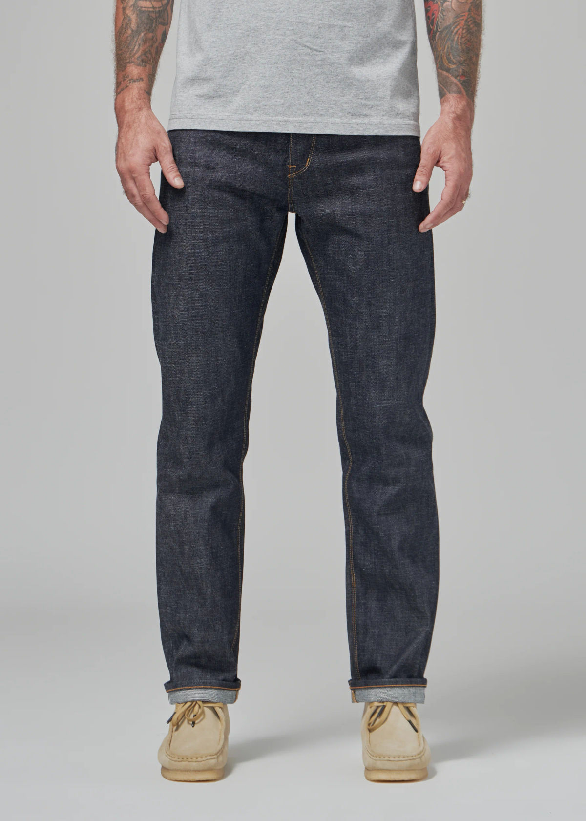 UB601 14.5oz Selvedge Denim - Relaxed Tapered Fit – Blue Owl Workshop