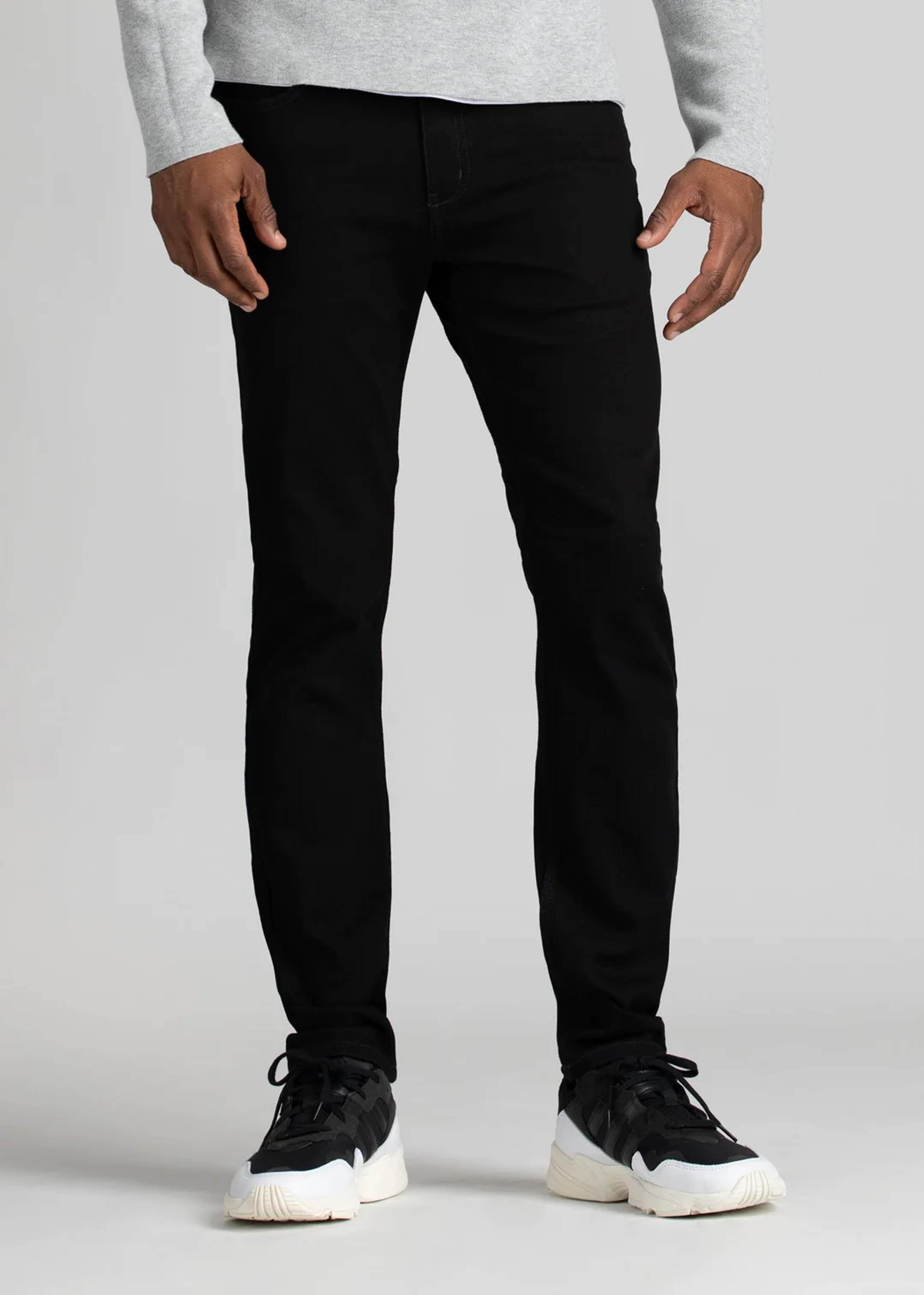 DUER Men's Stay Dry Denim Slim - Jet Black