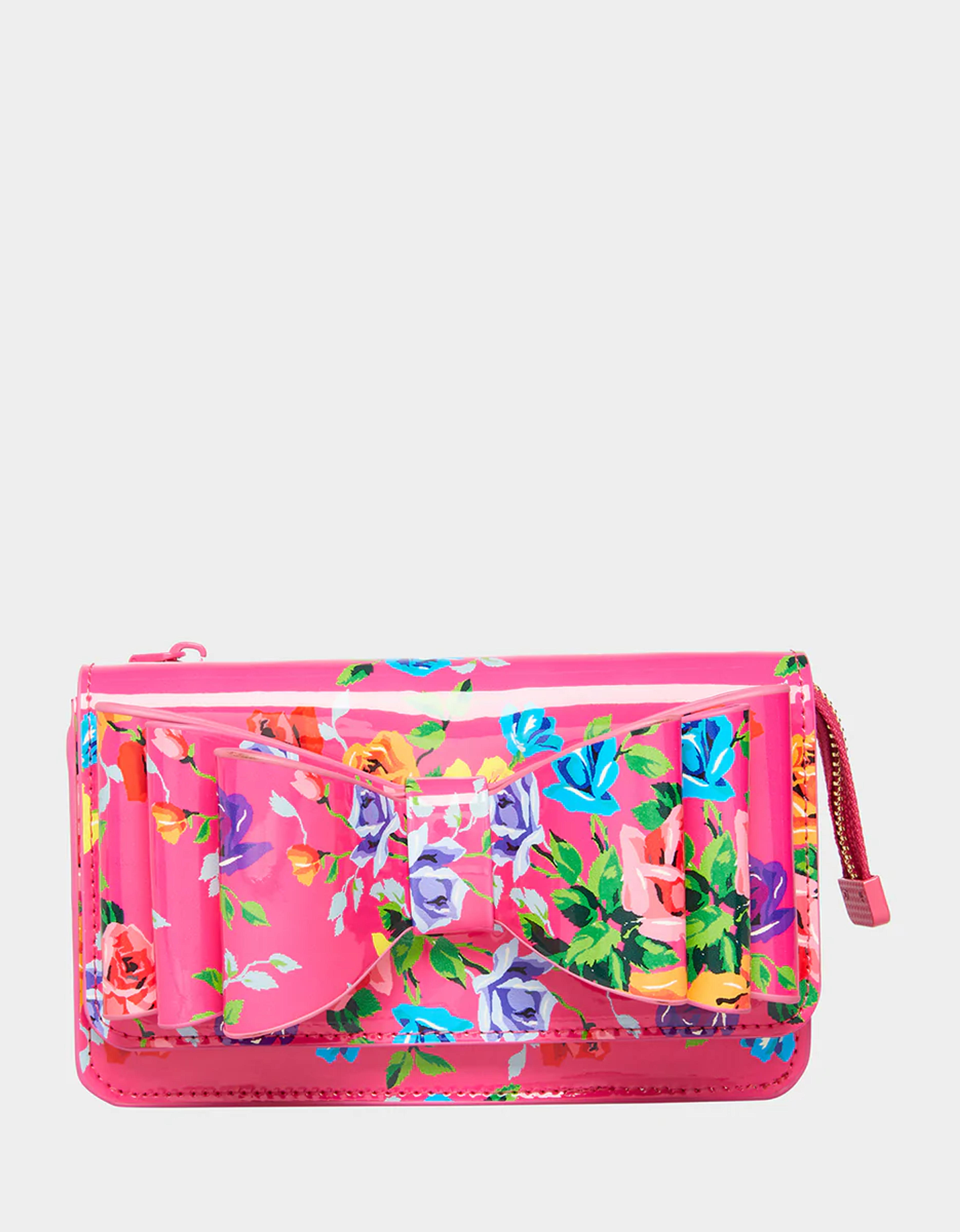 HERE FOR THE BOWS CROSSBODY PINK