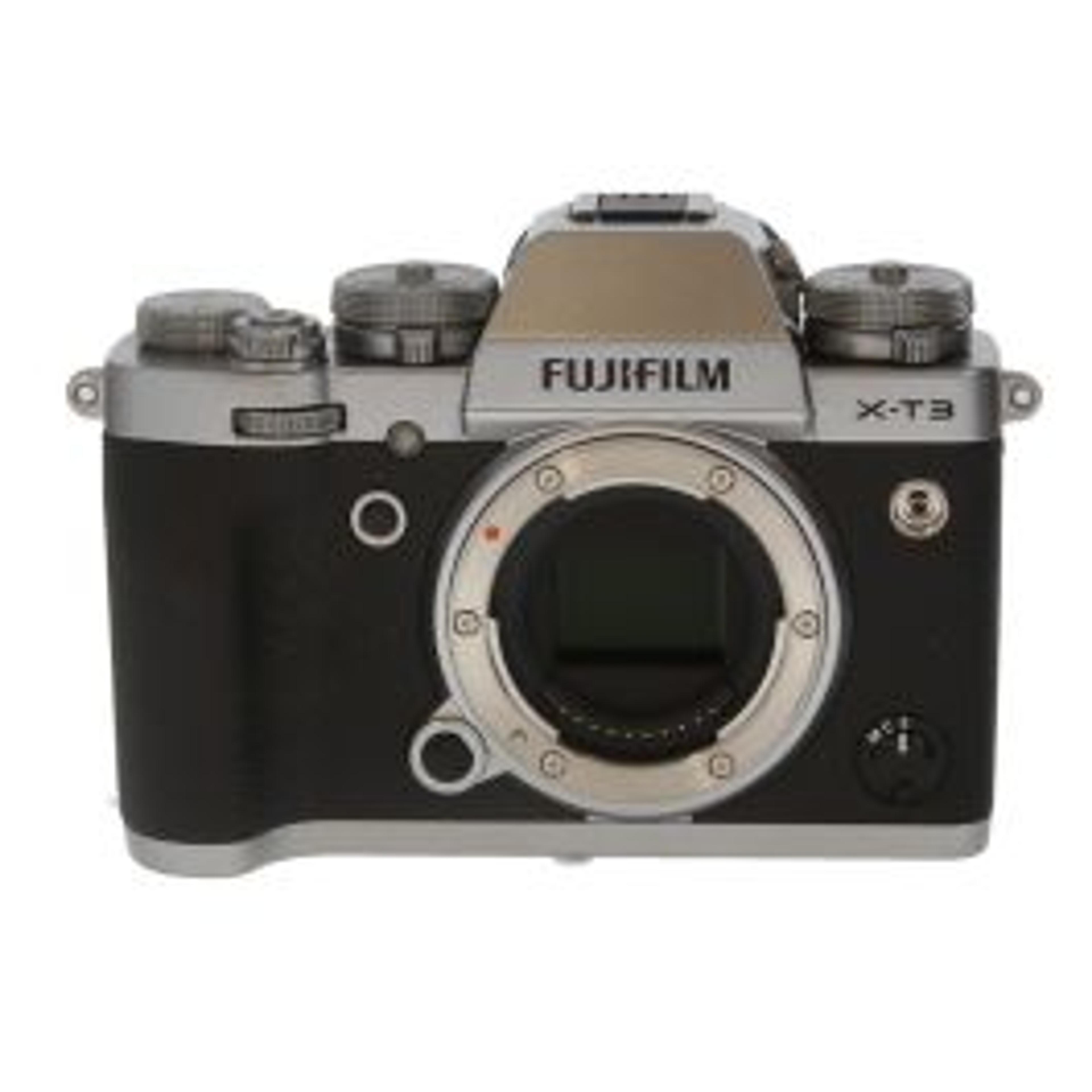 Fujifilm X-T3 Mirrorless Camera Body, Silver {26.1MP} without EF-X8 Flash