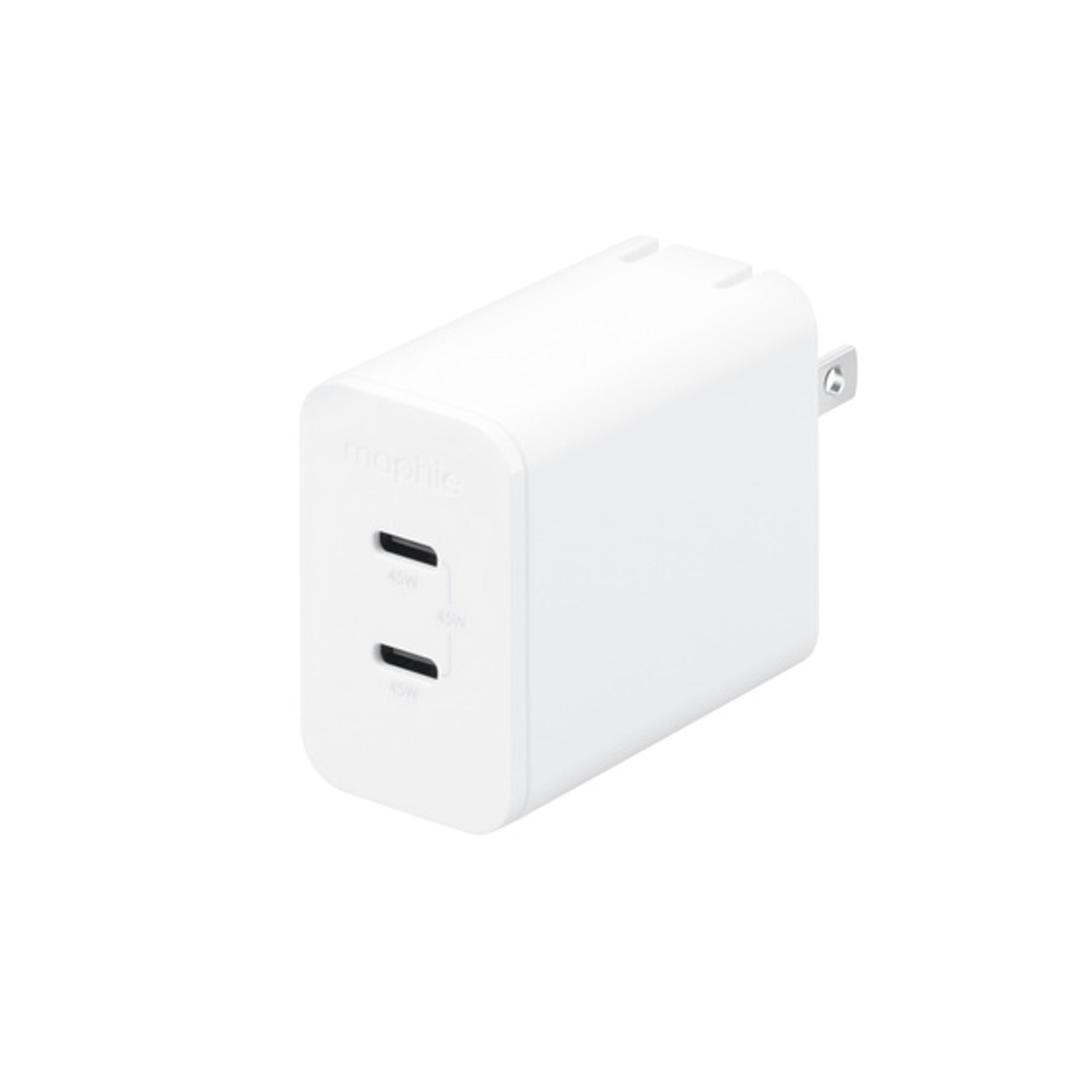 mophie speedport 45 2-port GaN wall charger (45W) - Apple