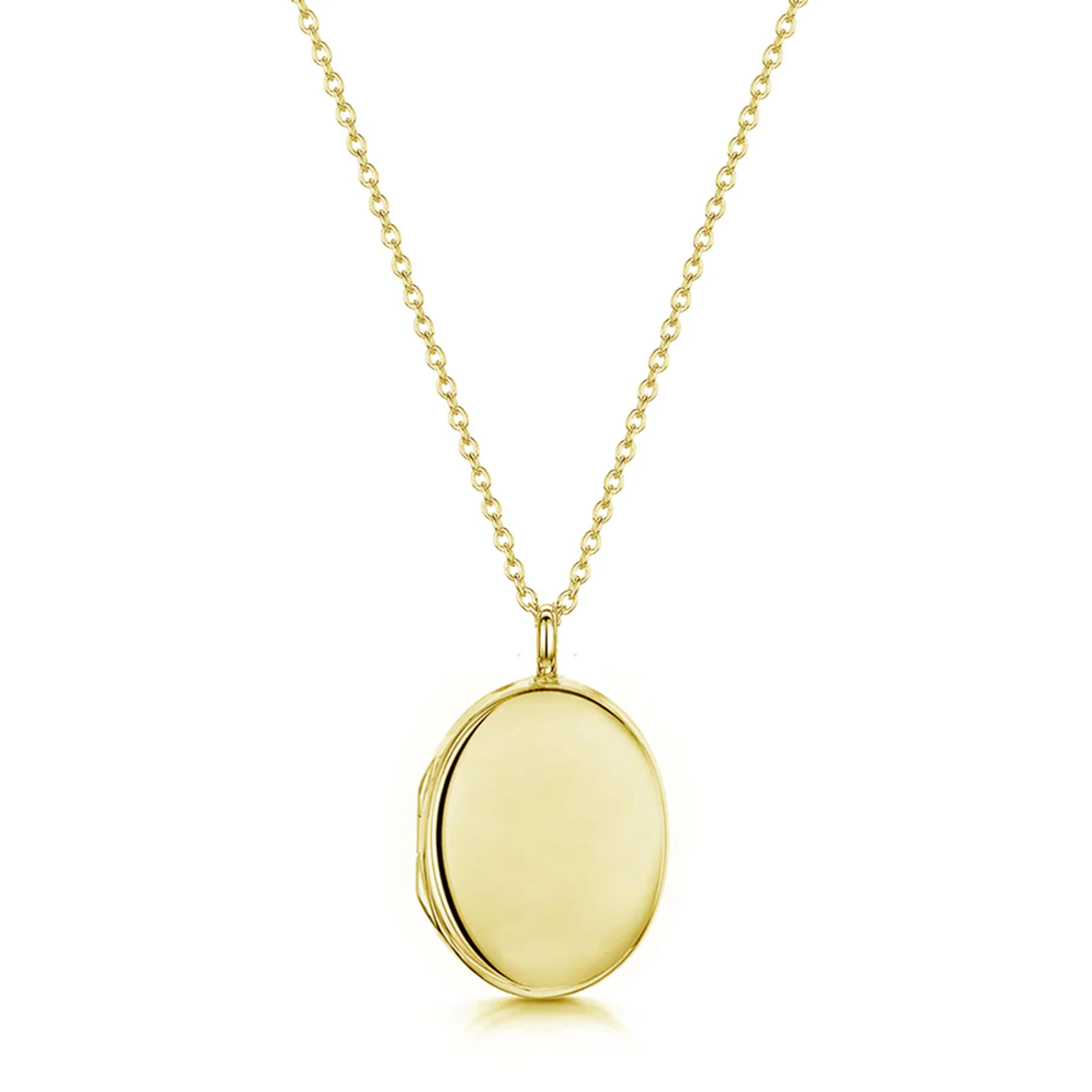 LOVELOX London: Oval Locket - Gold