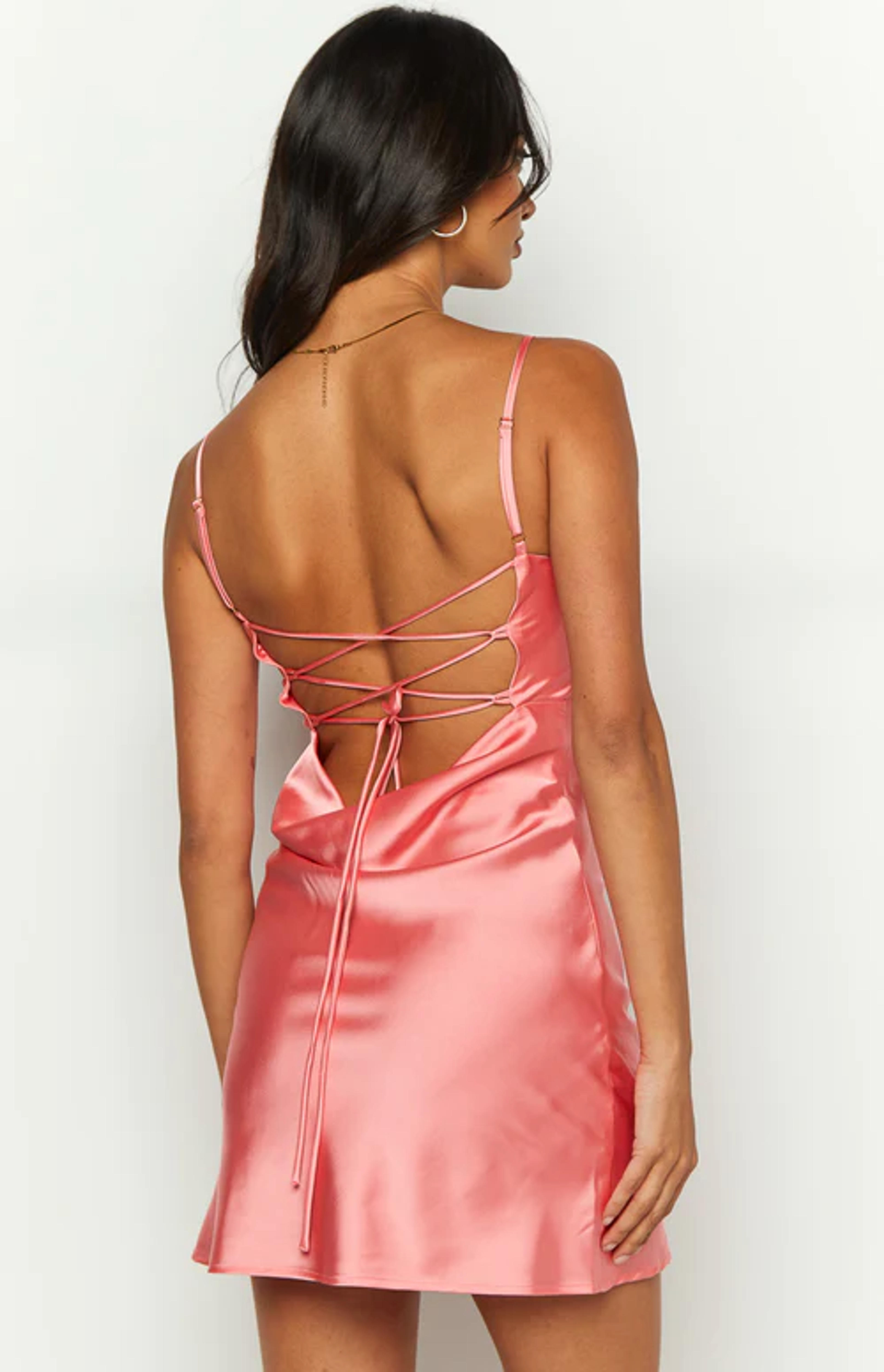 Riri Pink Mini Dress – Beginning Boutique