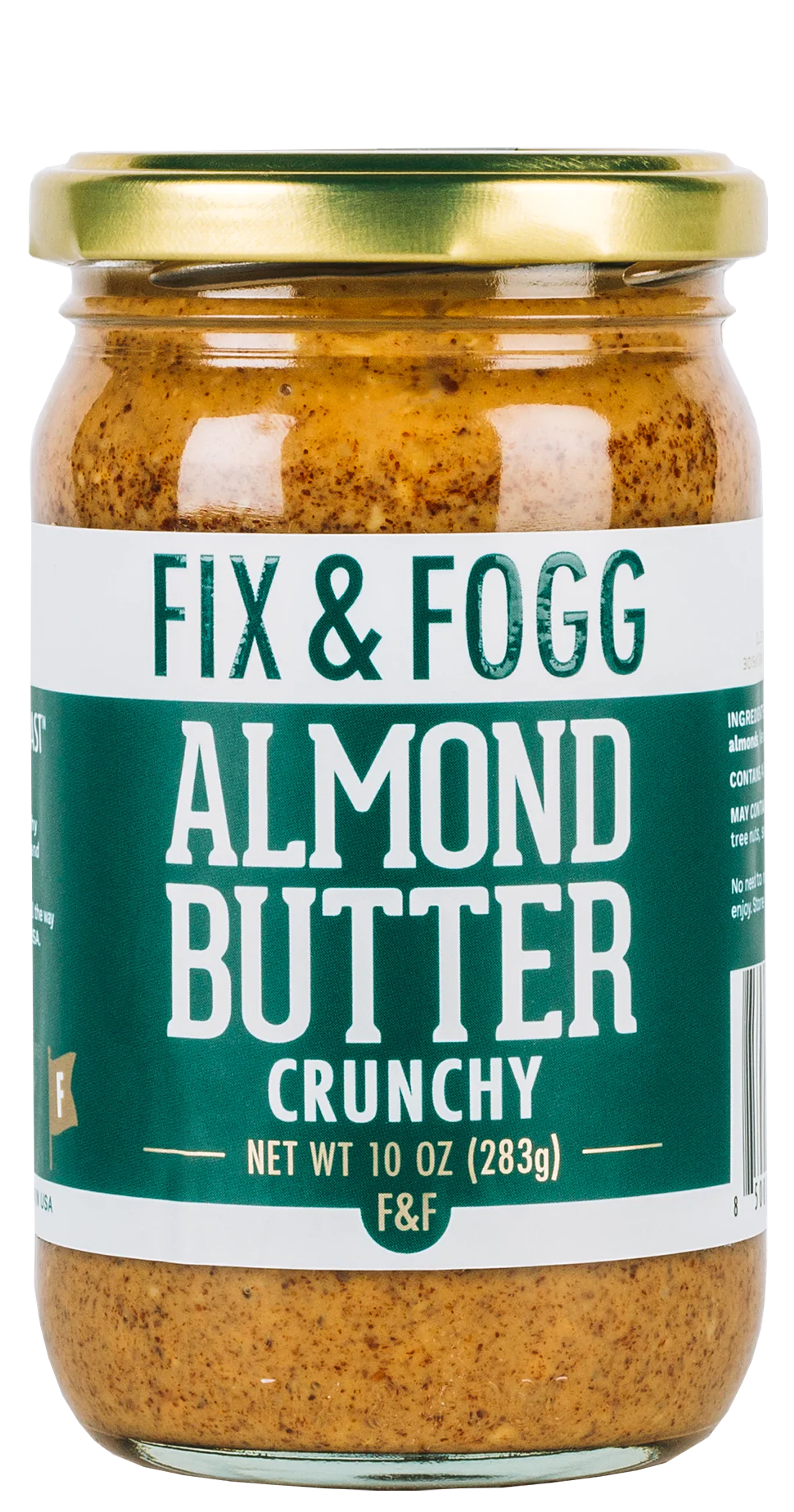 Crunchy Almond Butter 10oz – Fix & Fogg USA