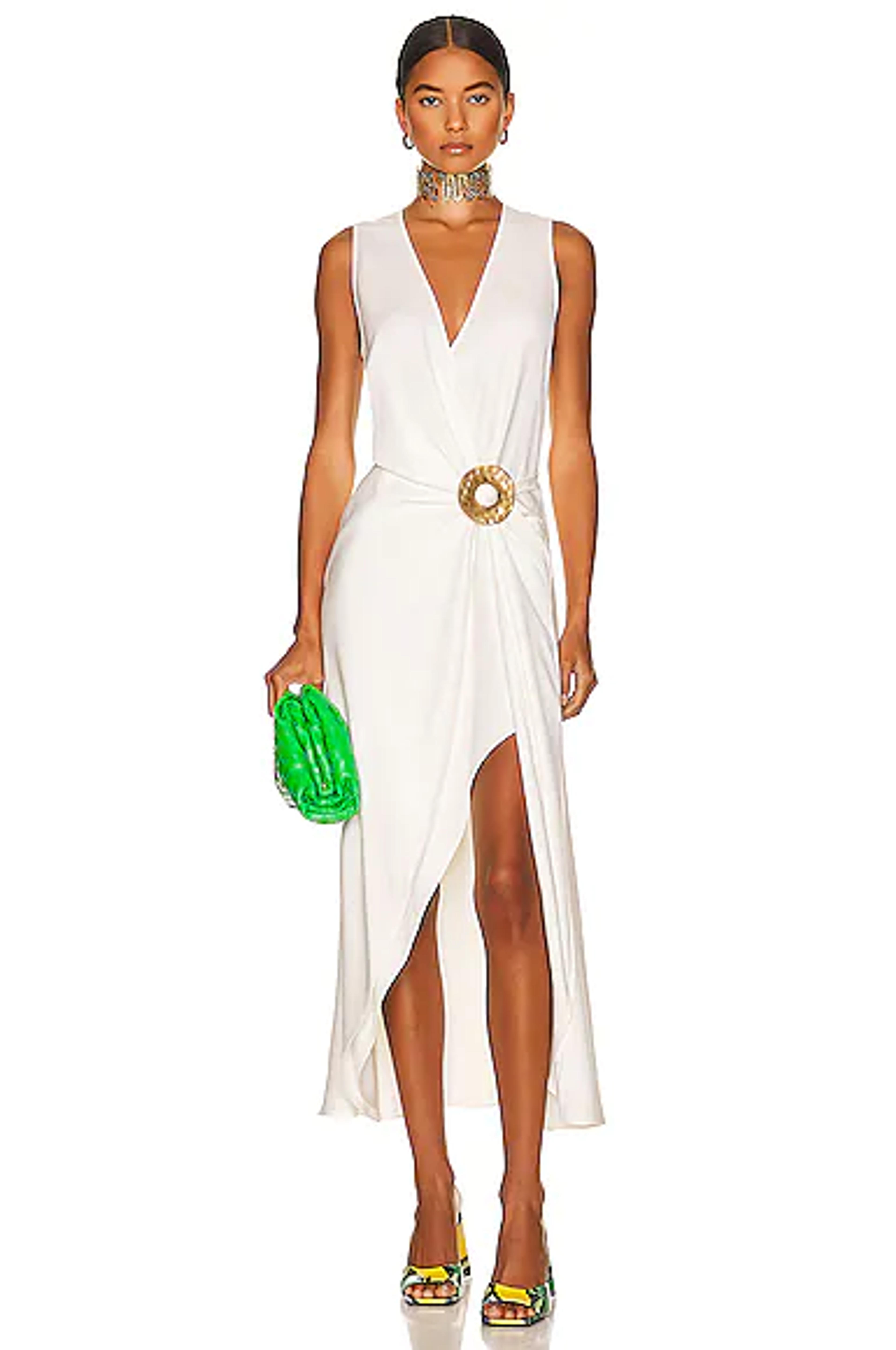 Cult Gaia Darian Dress in Off White