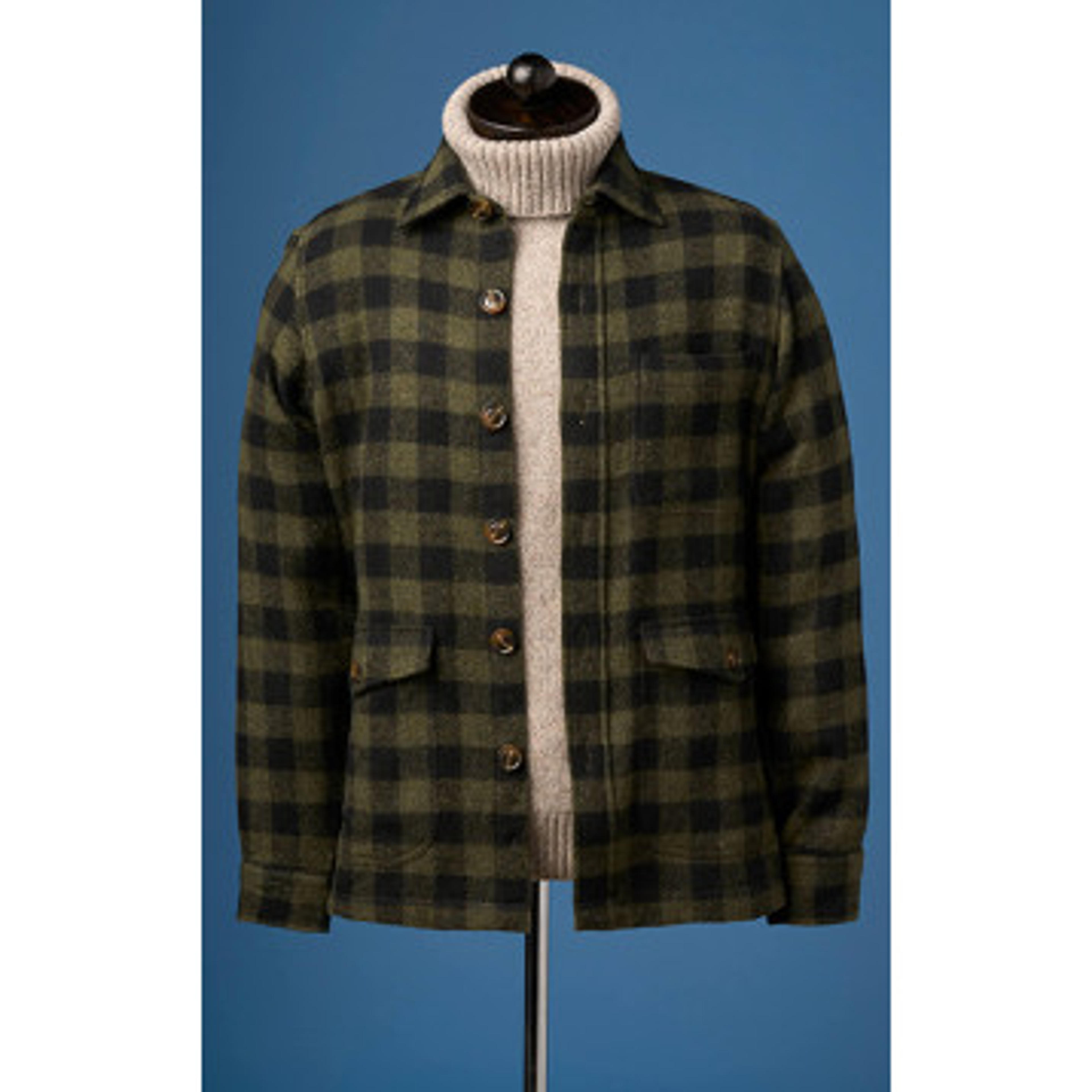 Olive Buffalo Check - Overshirt