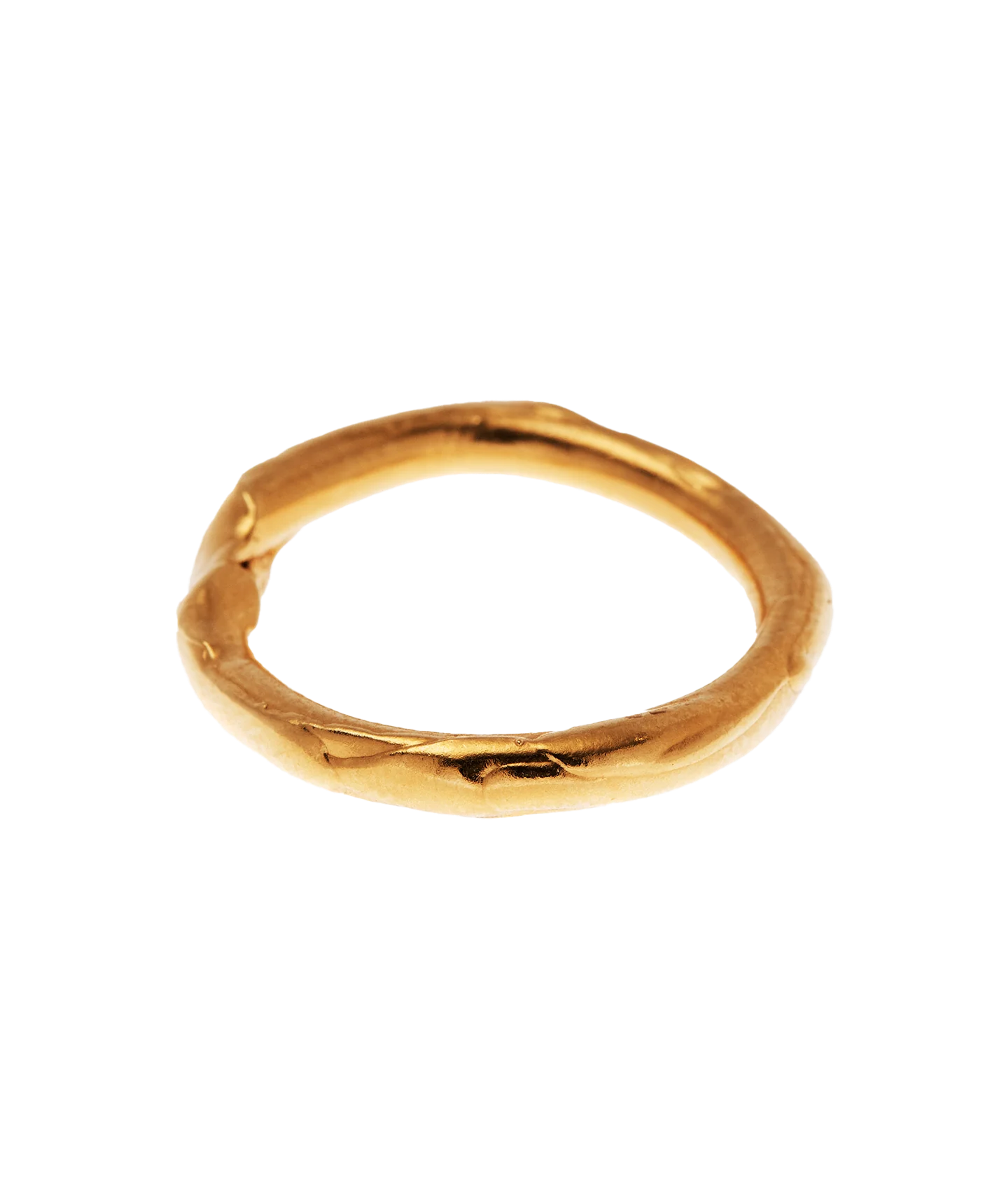 The Gaze of the Satellite Ring | Gold-Plated Band | Alighieri Jewellery