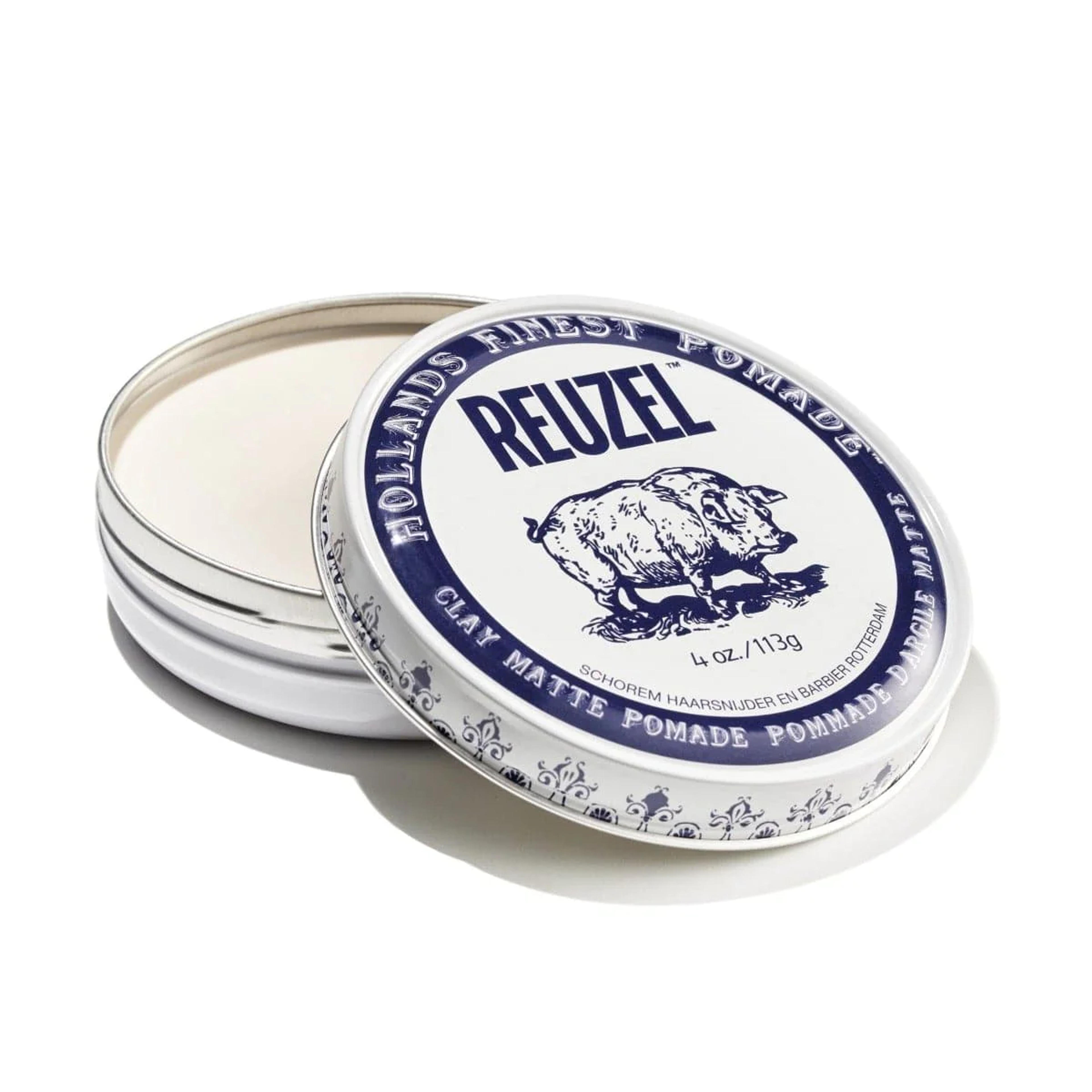 Clay Matte Pomade -Strong Hold Matte Finish Pomade | Reuzel