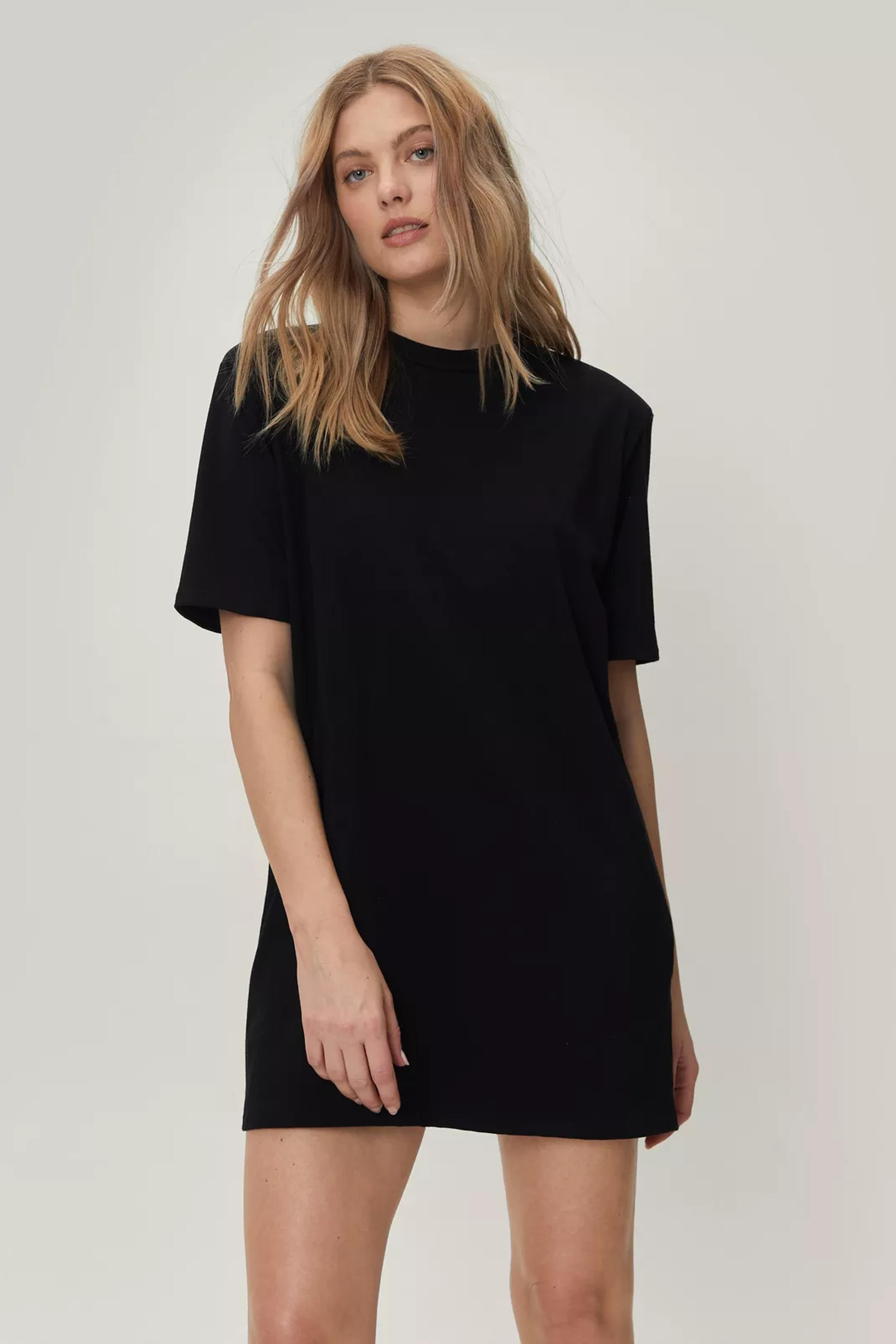 Shoulder Pad Short Sleeve Mini Dress | Nasty Gal