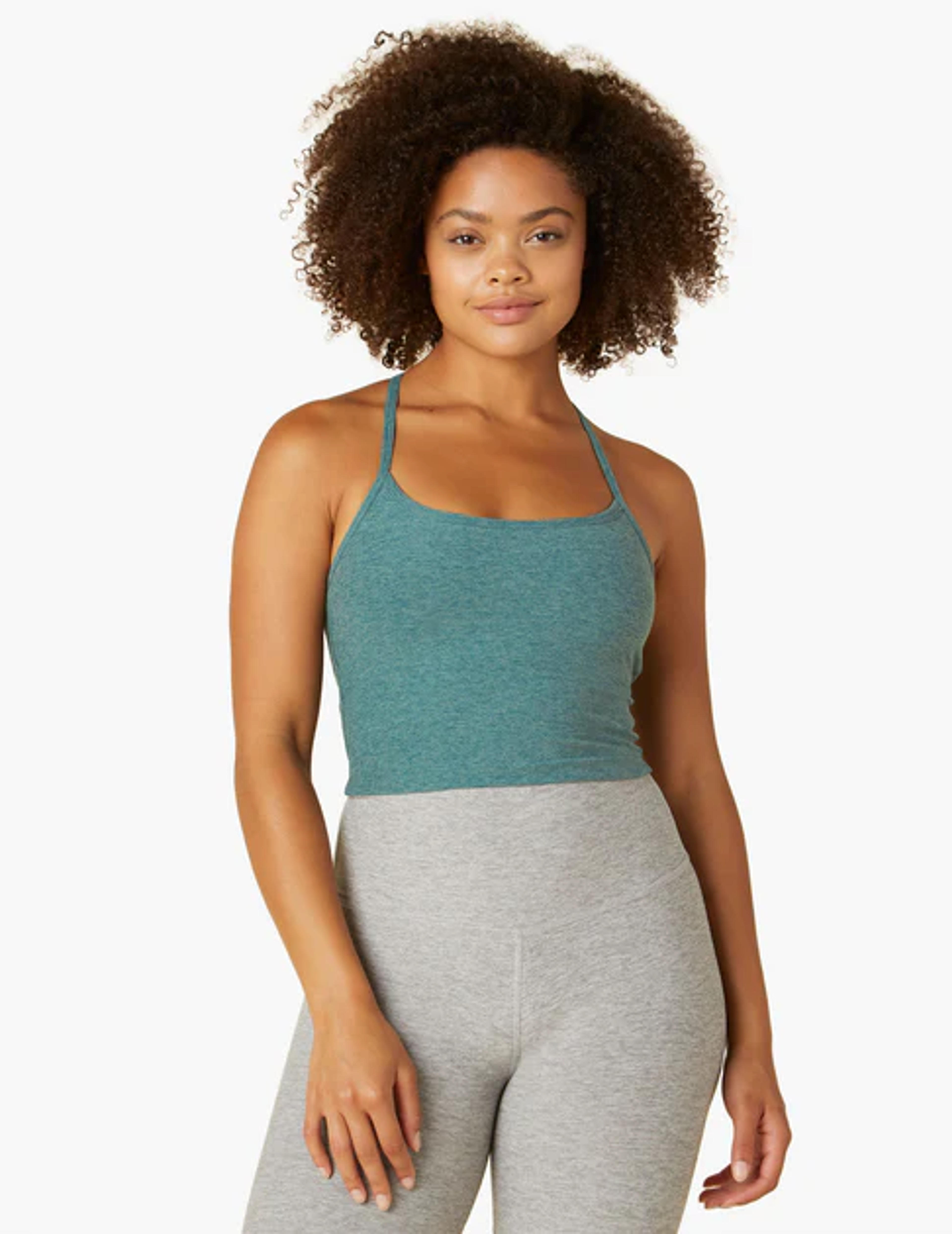 Spacedye Slim Racerback Cropped Tank | Beyond Yoga