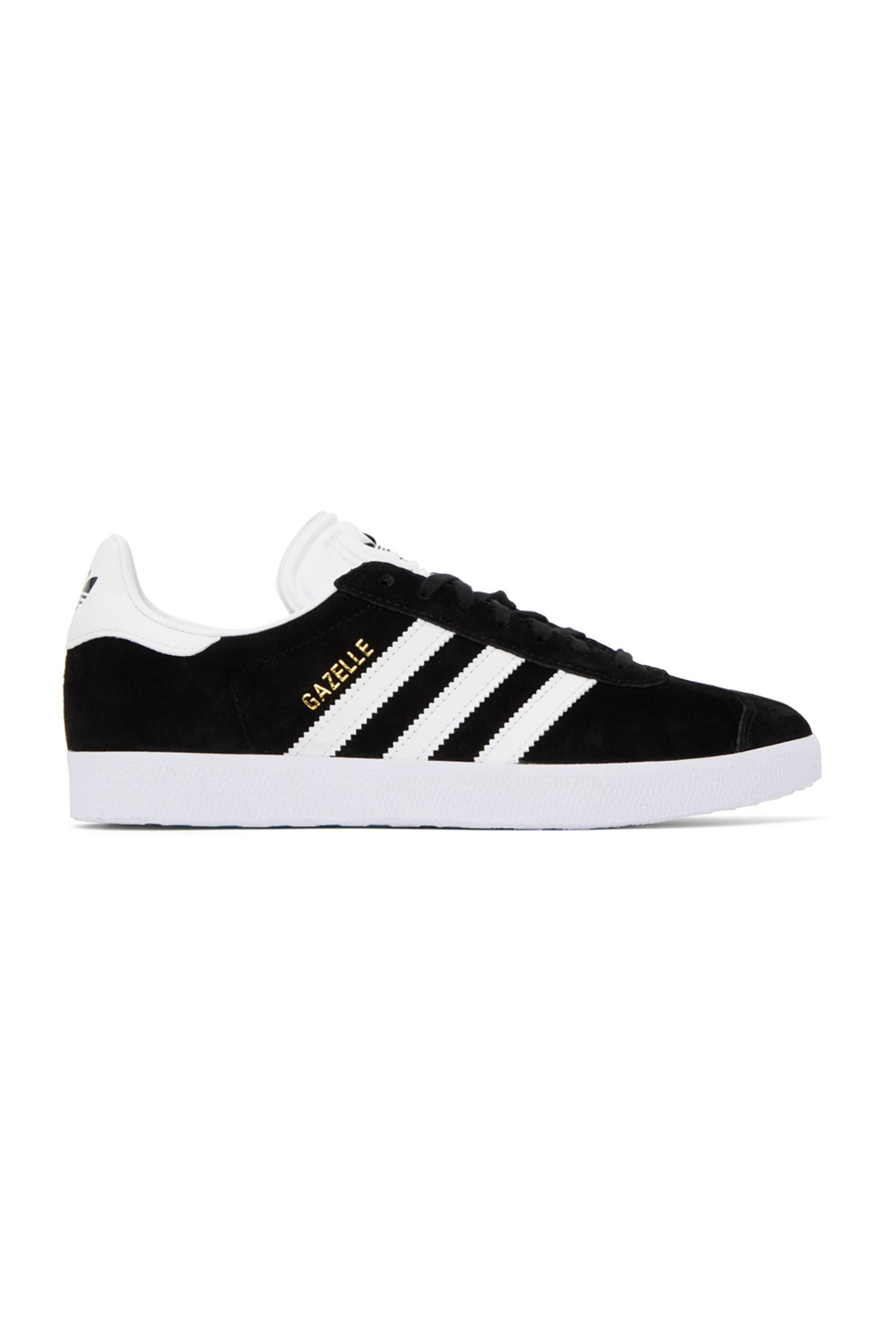 adidas Originals: Black Gazelle Sneakers | SSENSE