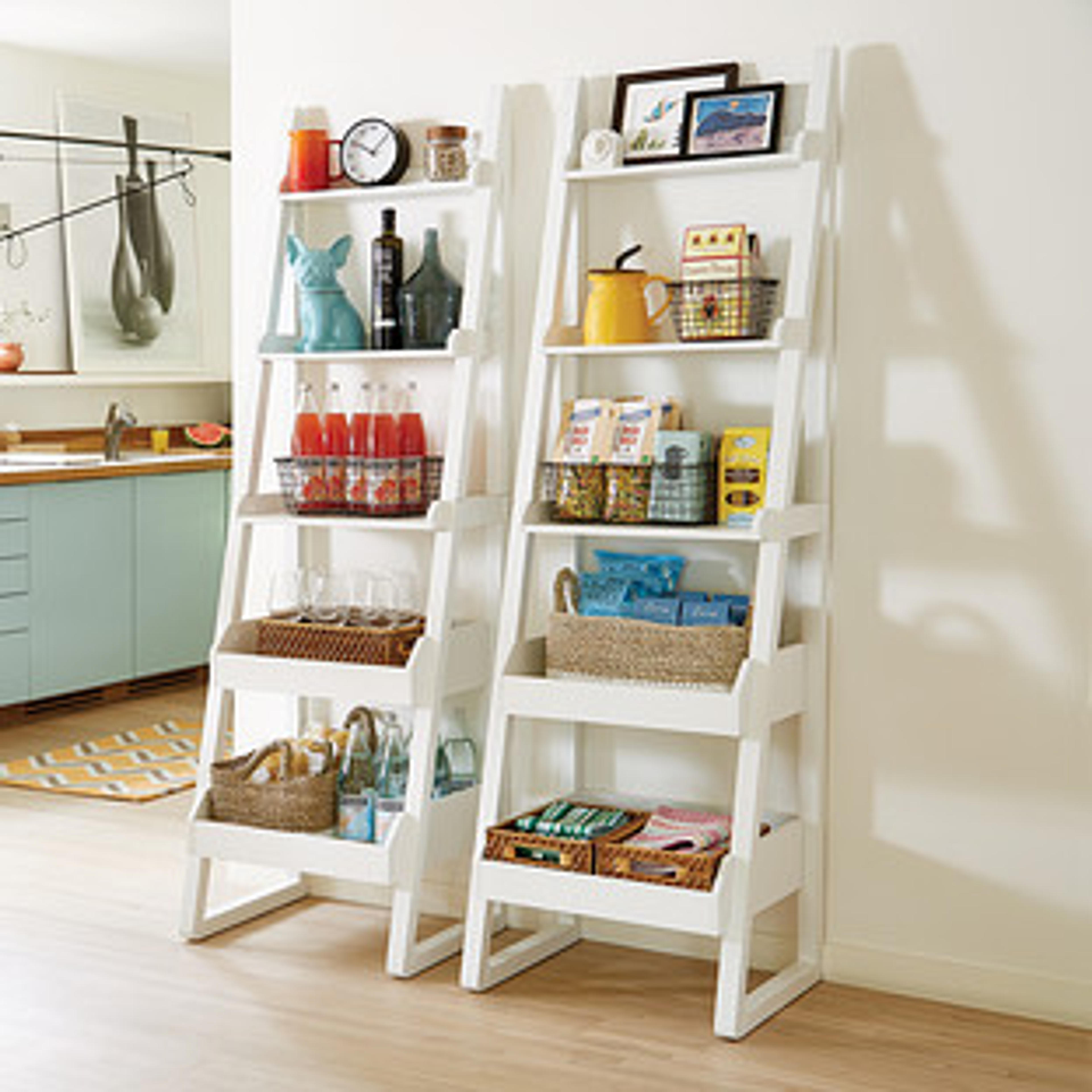 White Encore Narrow Bookshelf | The Container Store