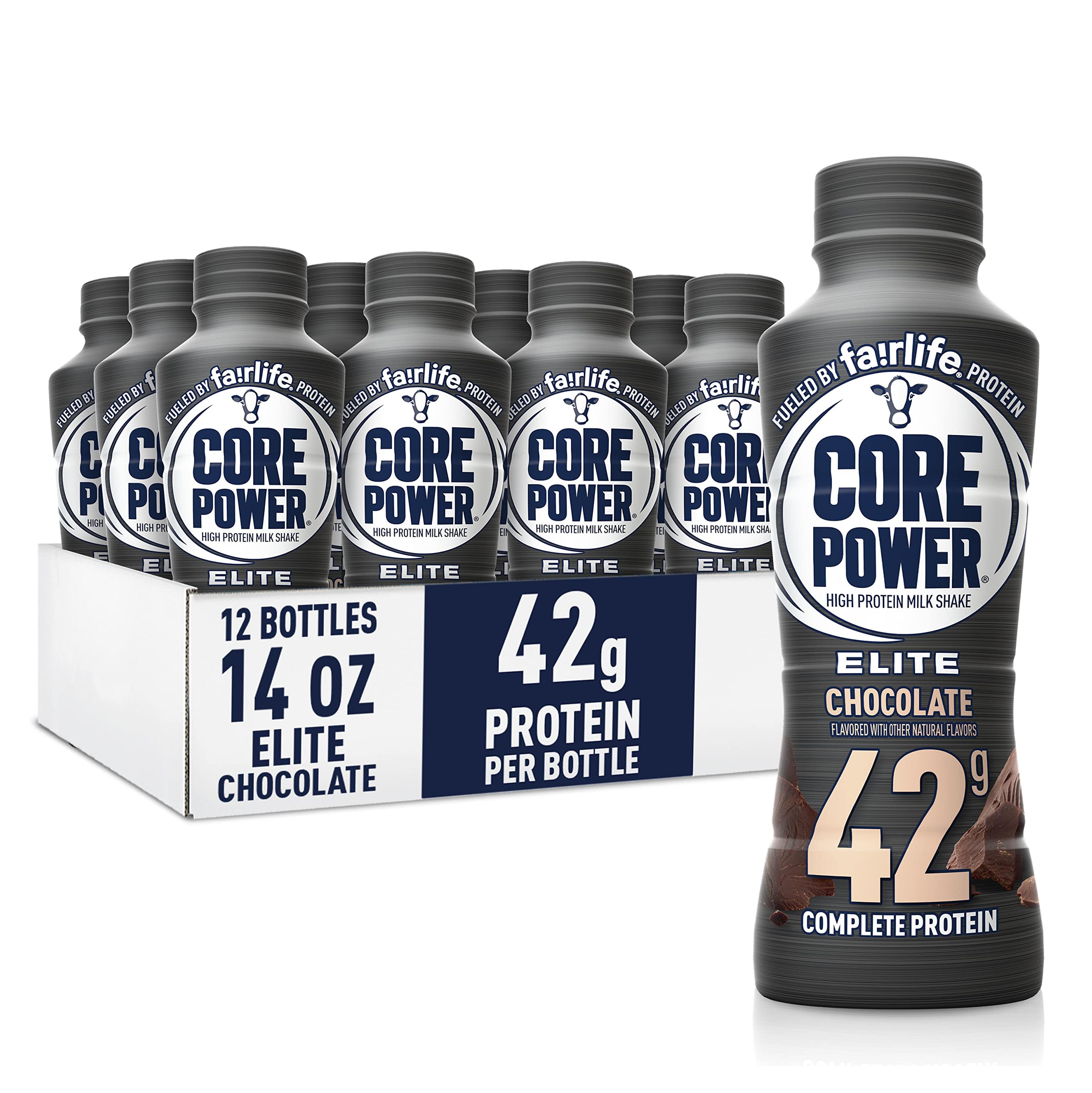 The holy grail of pre-made protein shakes. Tastes like a chocolate milkshake. Take these with you to work or wherever and get 40g protein EASY.