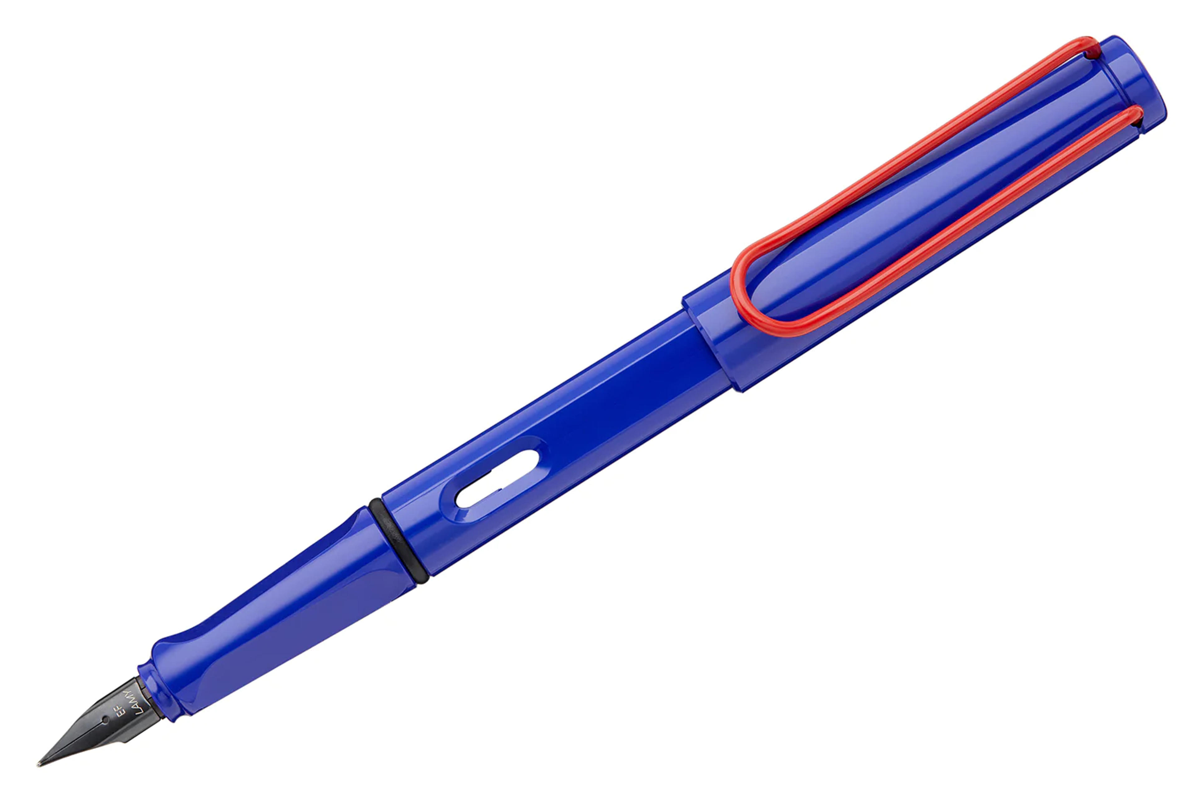 LAMY safari fountain pen - blue/red (limited production) - The Goulet Pen Company