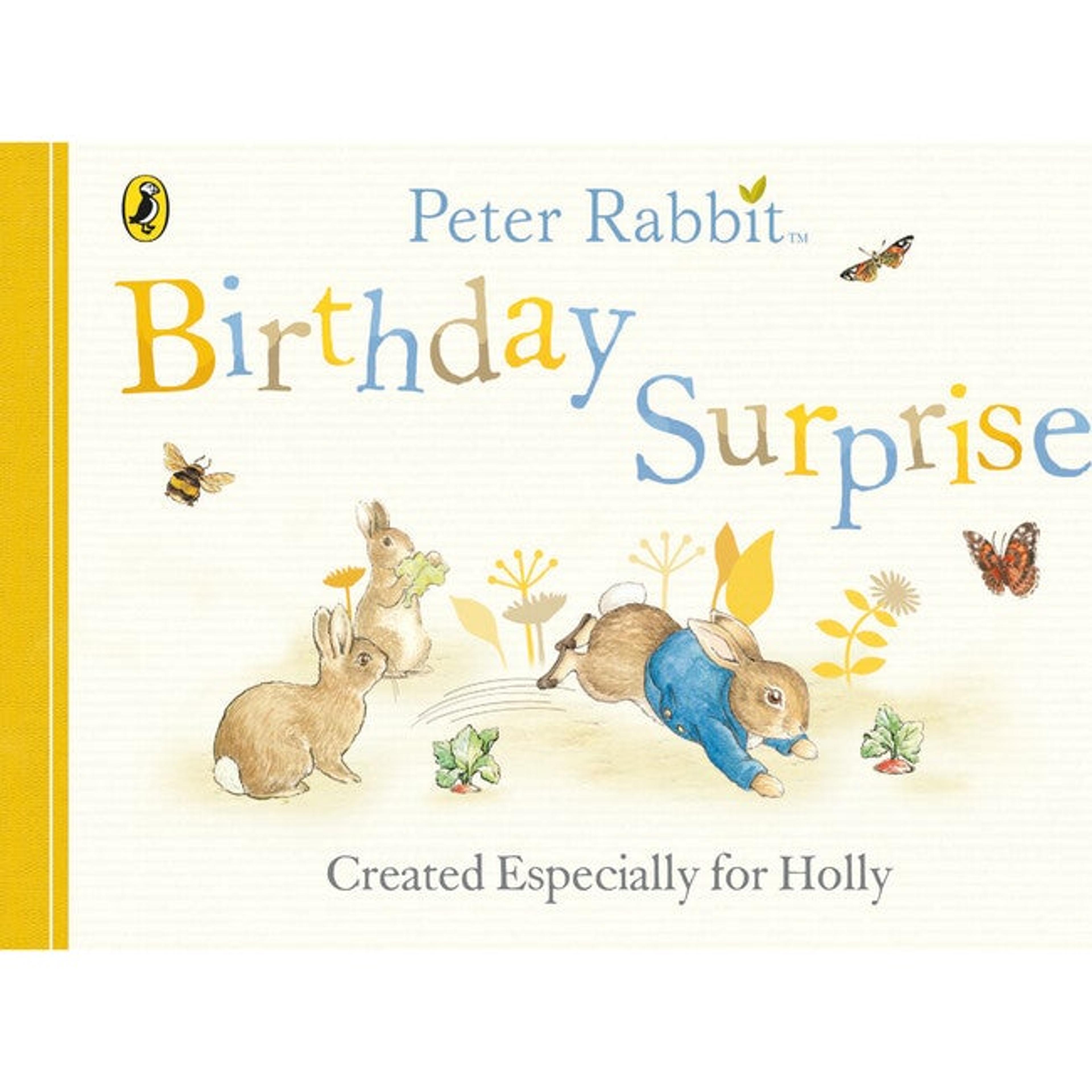 Personalized Peter Rabbit ‘Birthday Surprise’ Board Book - Size: OS