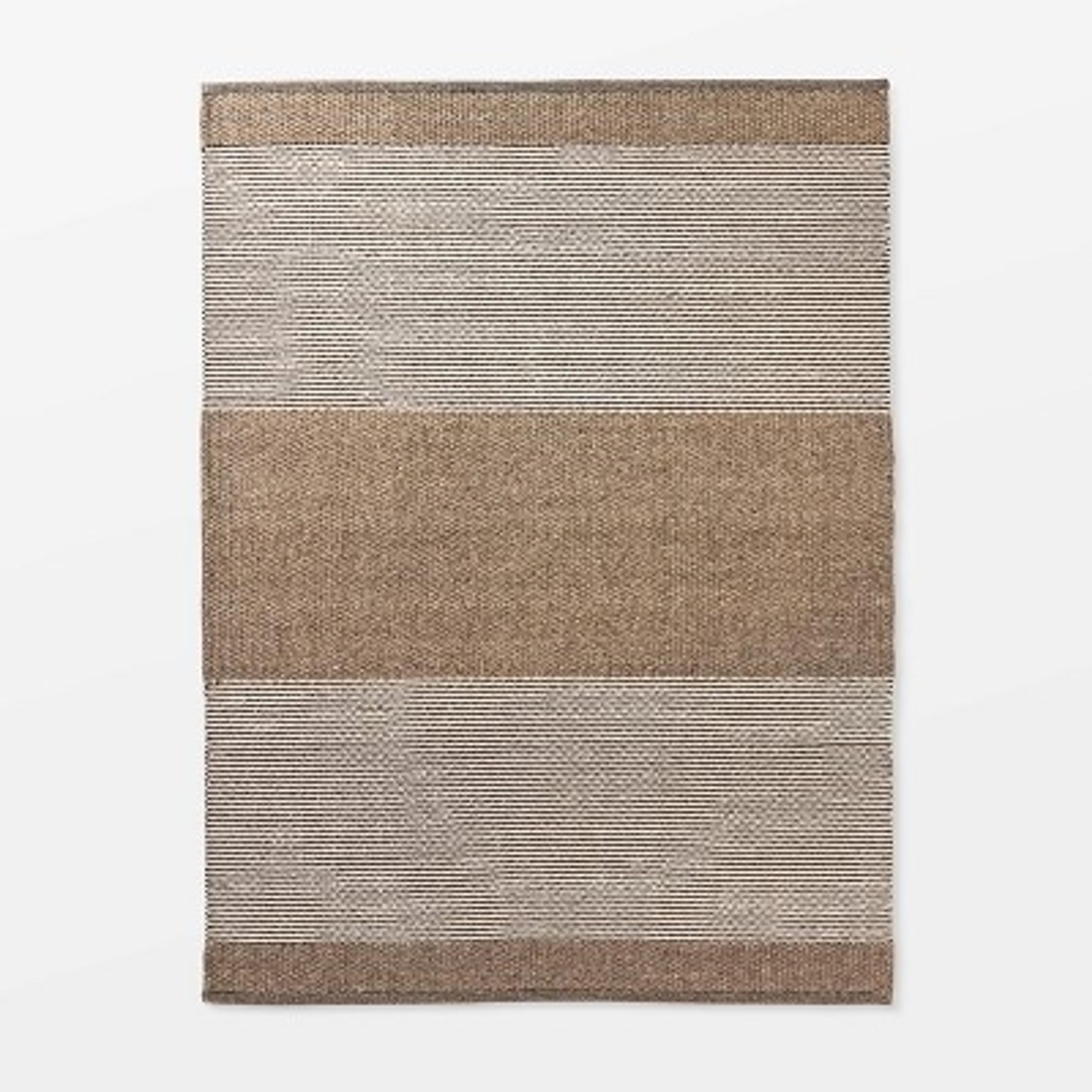 5&#39;x7&#39; Hillside Hand Woven Wool/Cotton Area Rug Brown - Threshold&#8482;