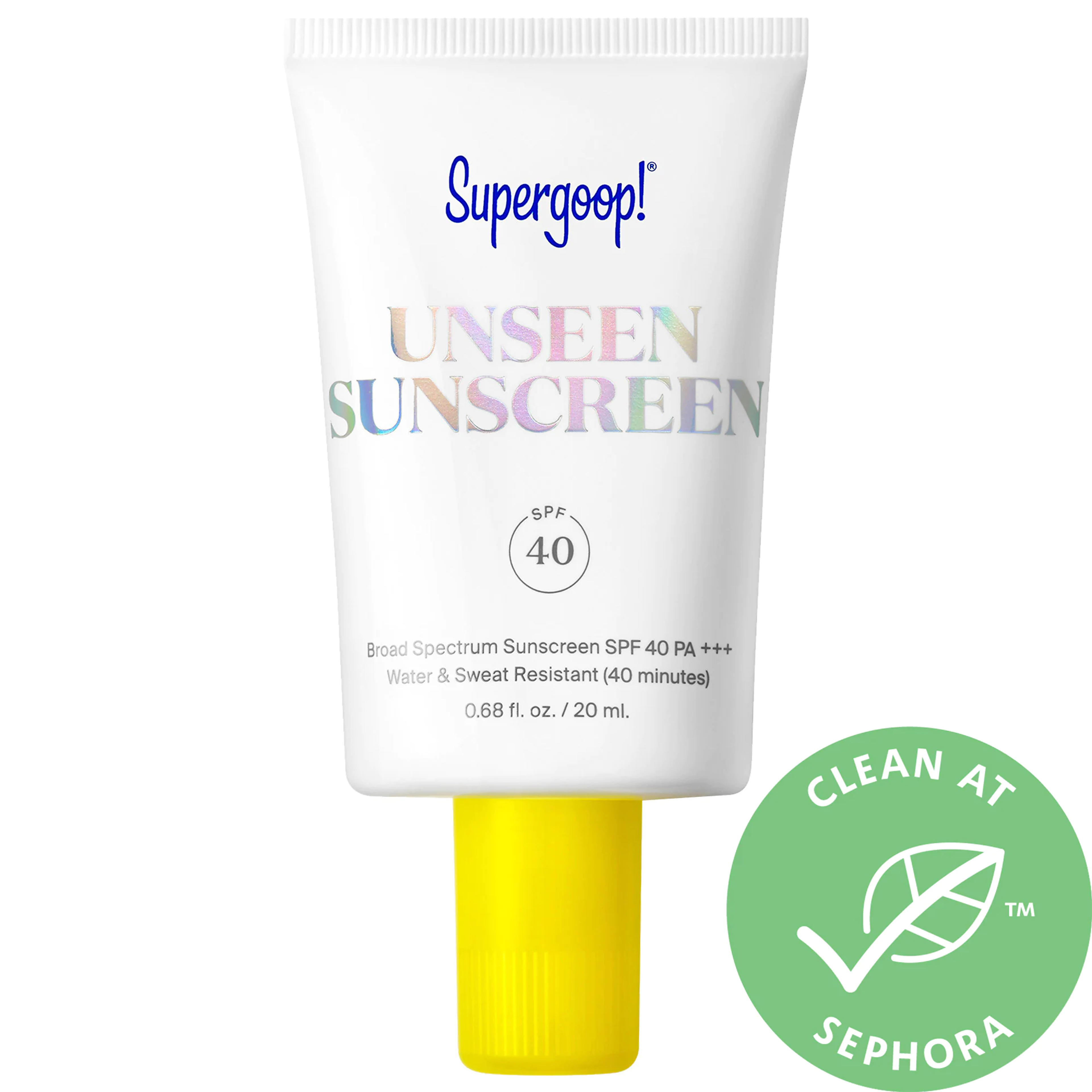 Supergoop! Mini Unseen Sunscreen Invisible Broad Spectrum SPF 40 PA +++