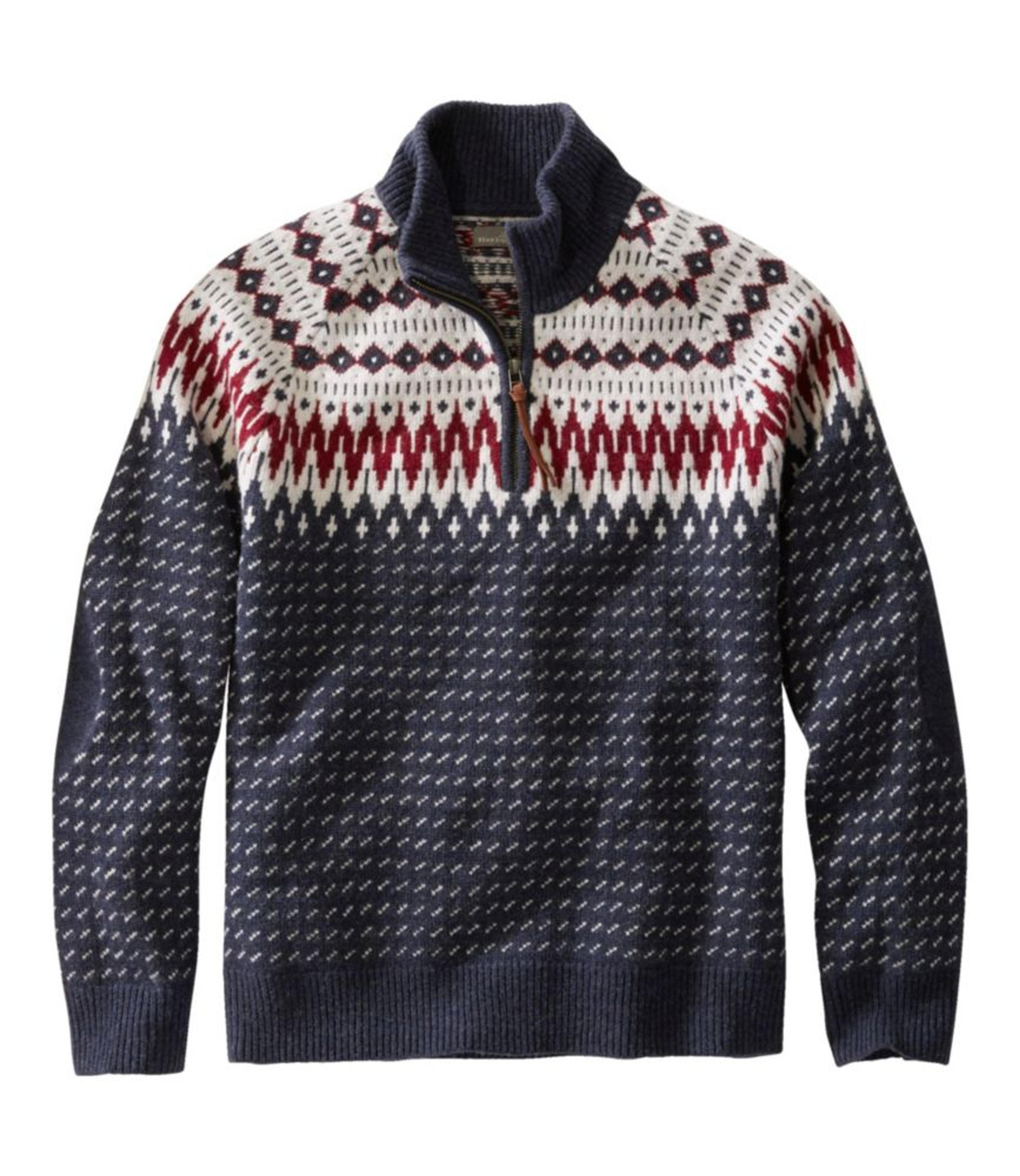 Men's Signature Wool Blend Sweater, Quarter-Zip | Sweaters at L.L.Bean