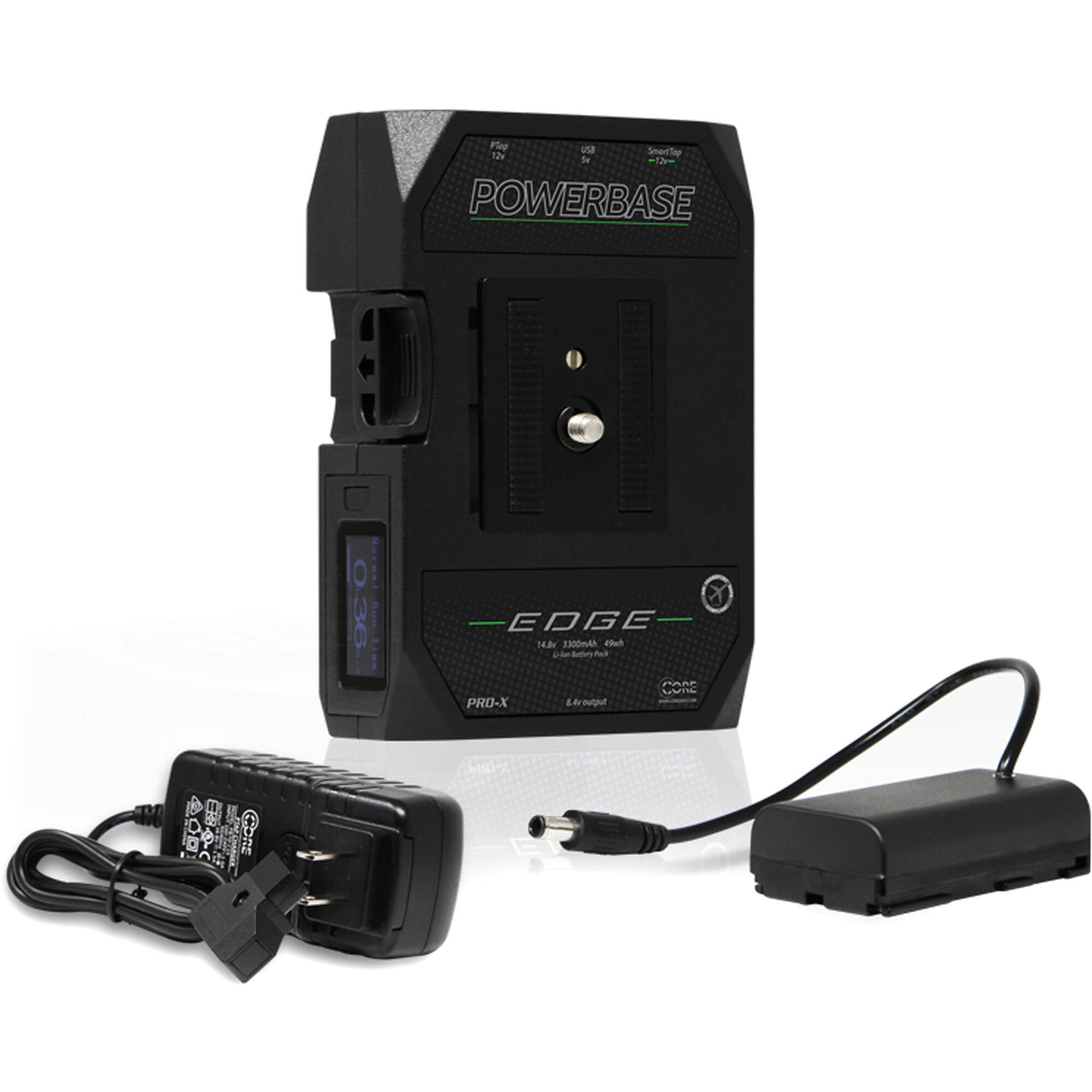 Core SWX Powerbase EDGE 49Wh 14.8V Cine V-Mount Battery Kit for BMPCC 6K Pro | $215