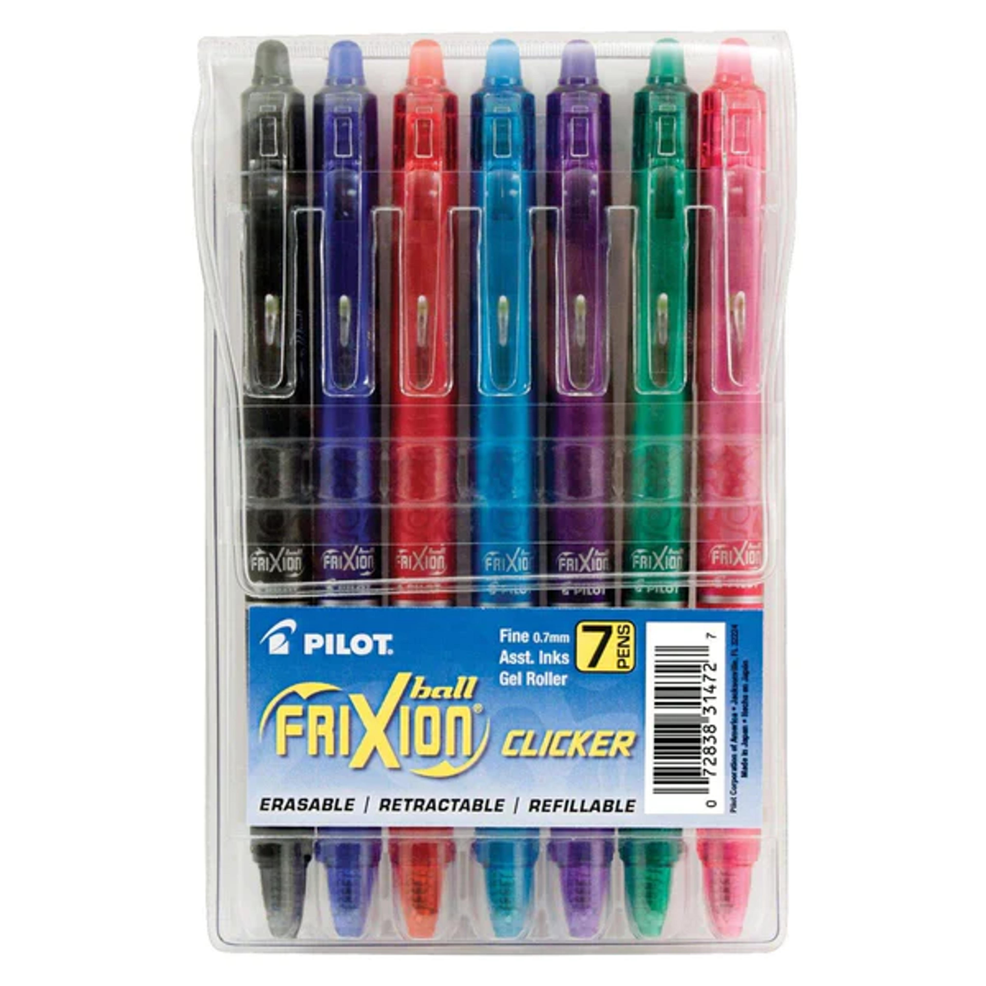 Frixion Pen (7 Pack) | Erasable Pens | Rocketbook