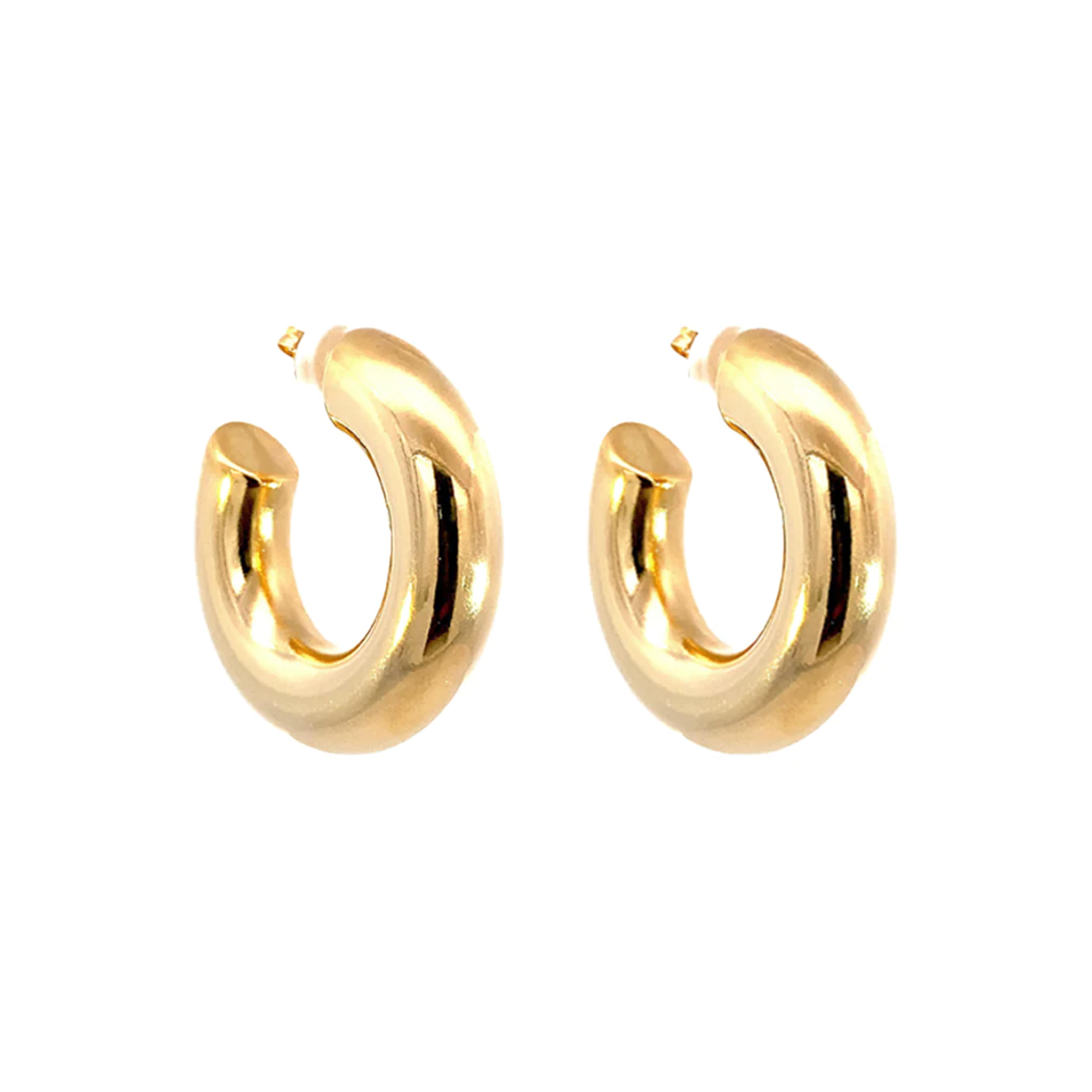 Monaco Hoops Large Gold - Jordan Road