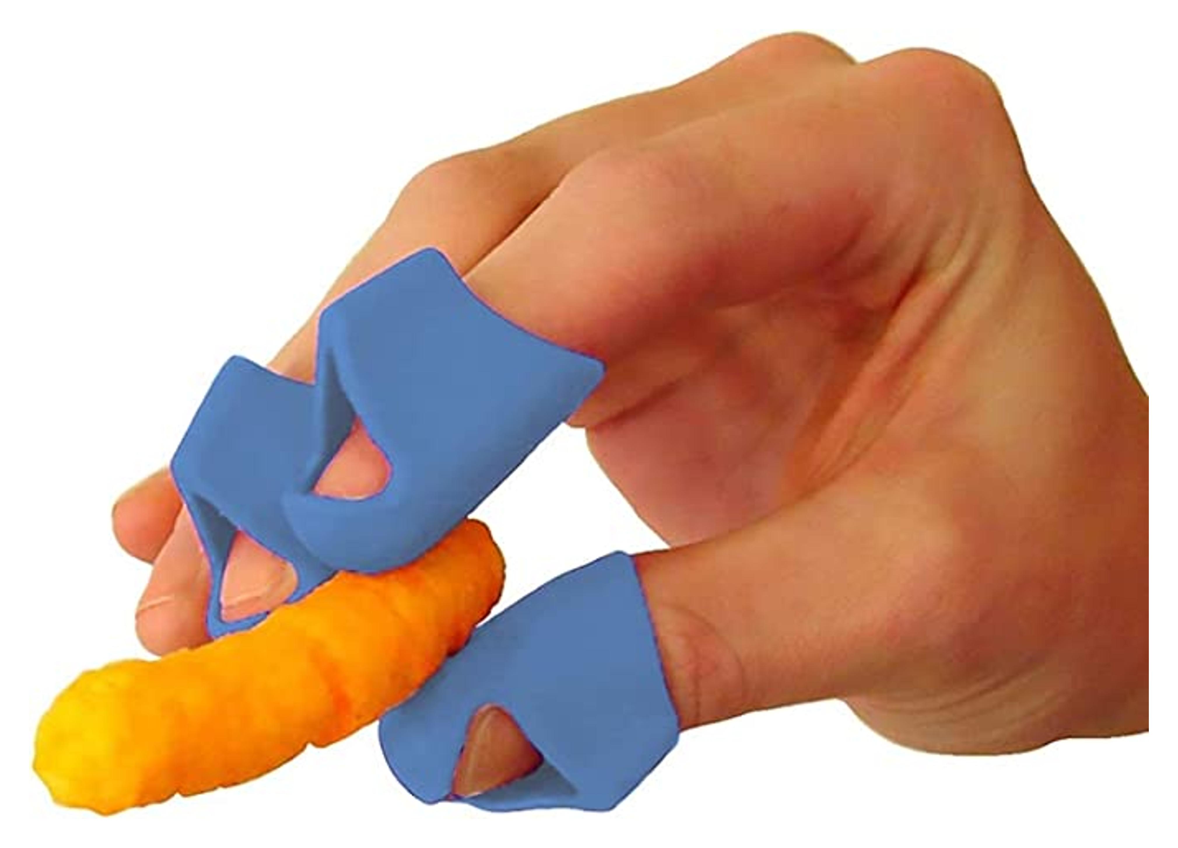 Amazon.com: Non-Stick Chip Fingers Tips, Finger Protectors, Finger Covers Protection, 3 pcs (Blue) : Health & Household